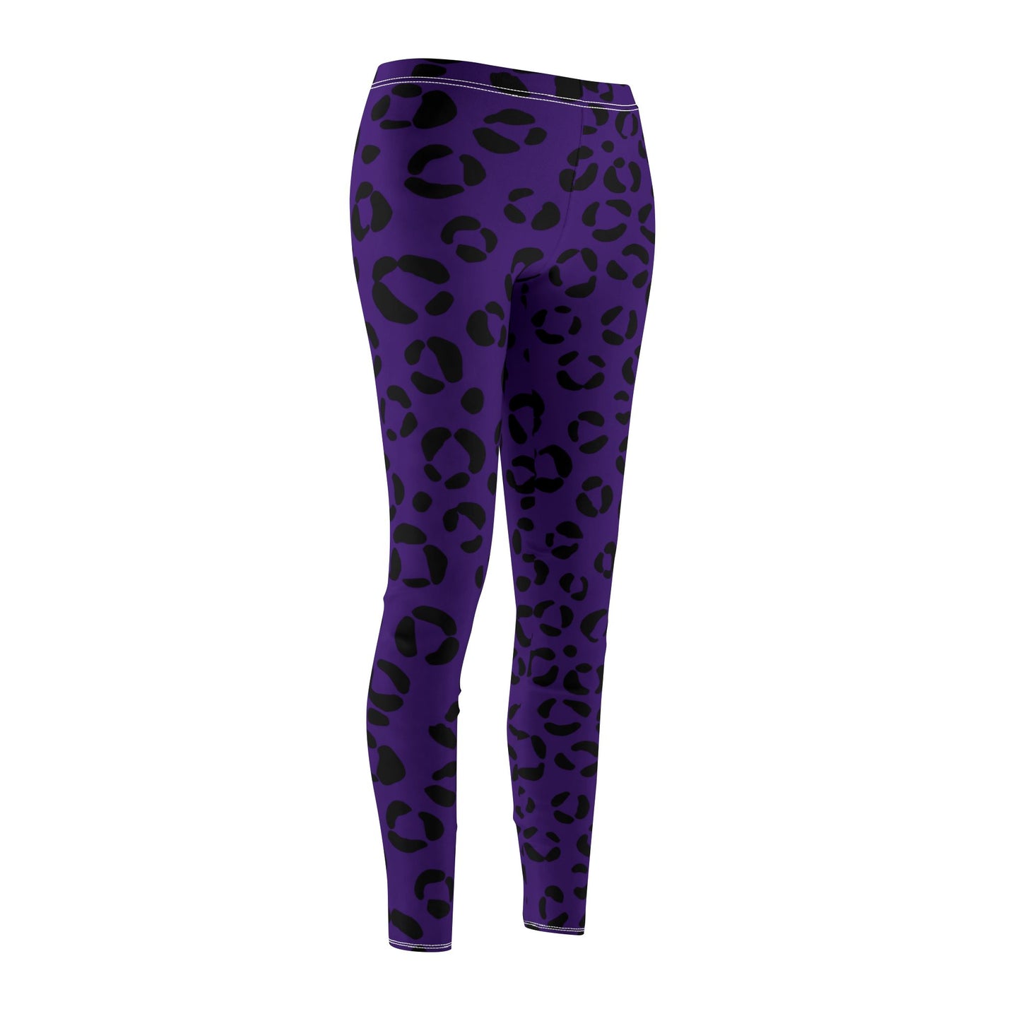 LILA LEOPARDEN ANIMAL PRINT • Violette Leggings für Sport & Alltag