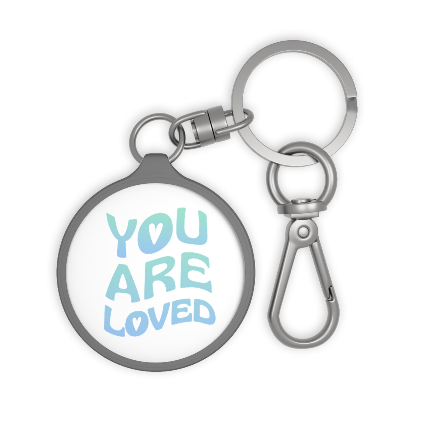 YOU ARE LOVED - Liebesbotschaft Liebesbeweis • Edler Luxus Schlüsselanhänger mit Karabiner für Frauen & Männer