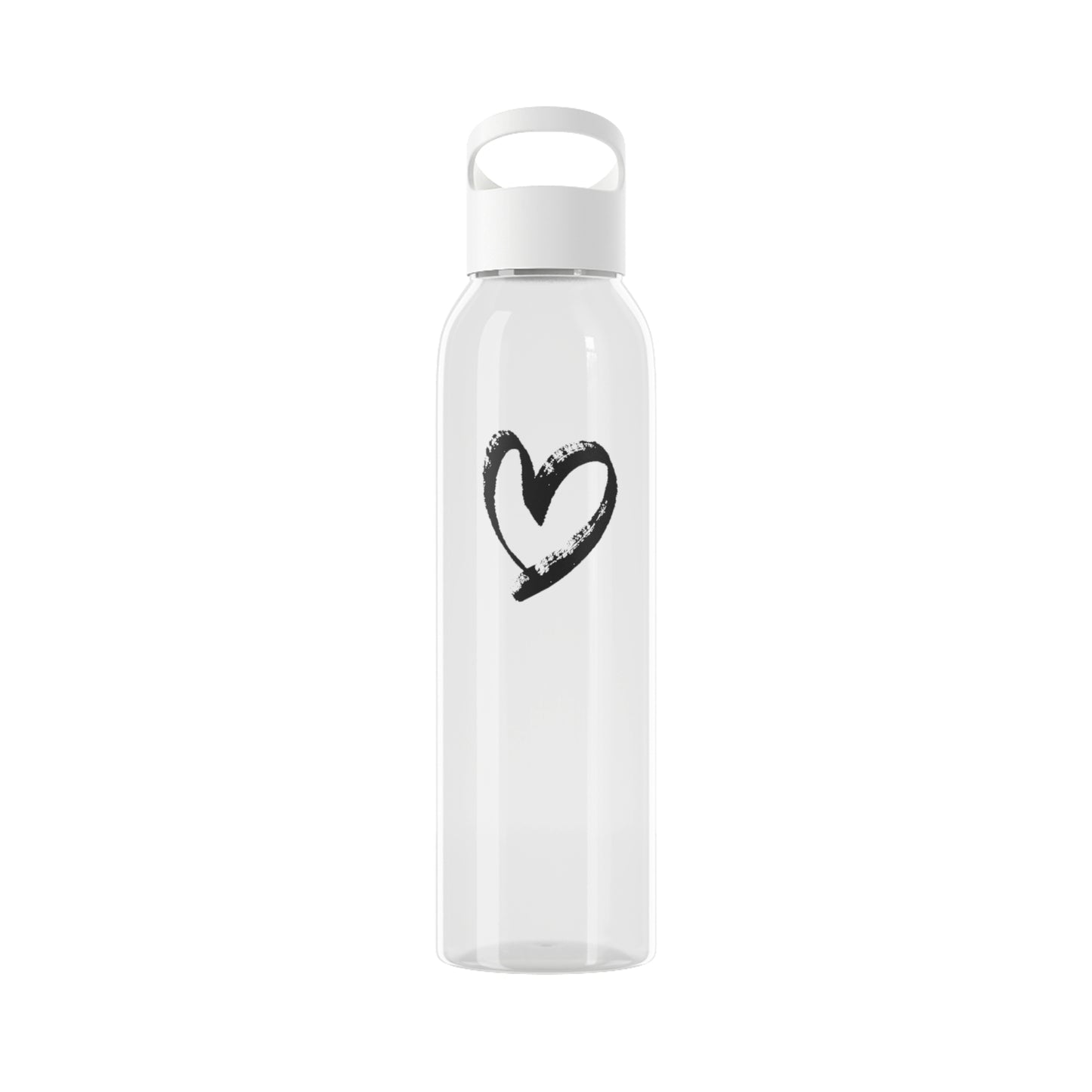 HERZ CLIPART HERZCHEN LOVE • Liebesbeweis Liebesbotschaft • Wasserflasche Sky 650 ml