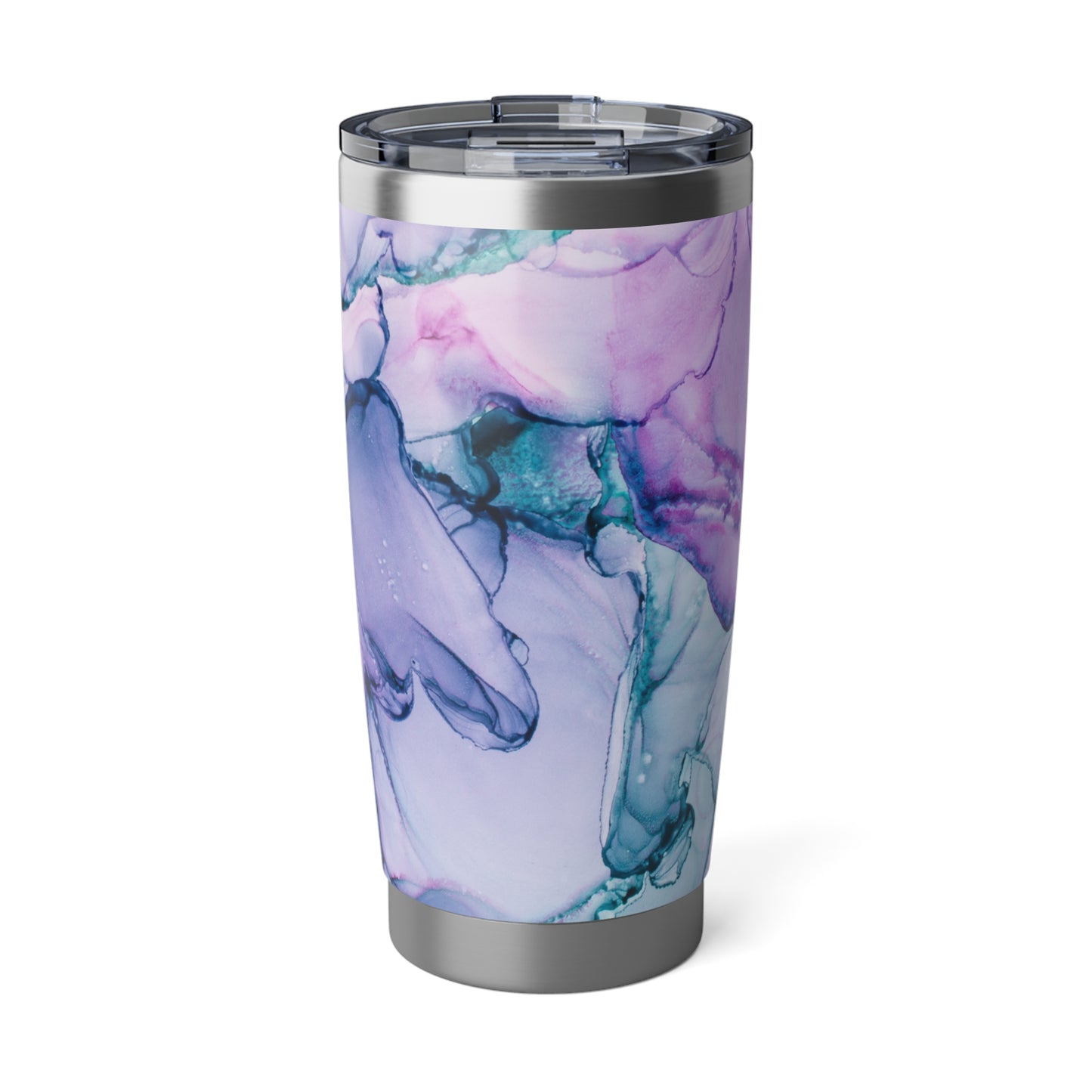 LILA VIOLET AQUARELL KUNSTDRUCK EPOXY ART • Thermo-Reisebecher XL • 590 ml • Tumbler Vagabond