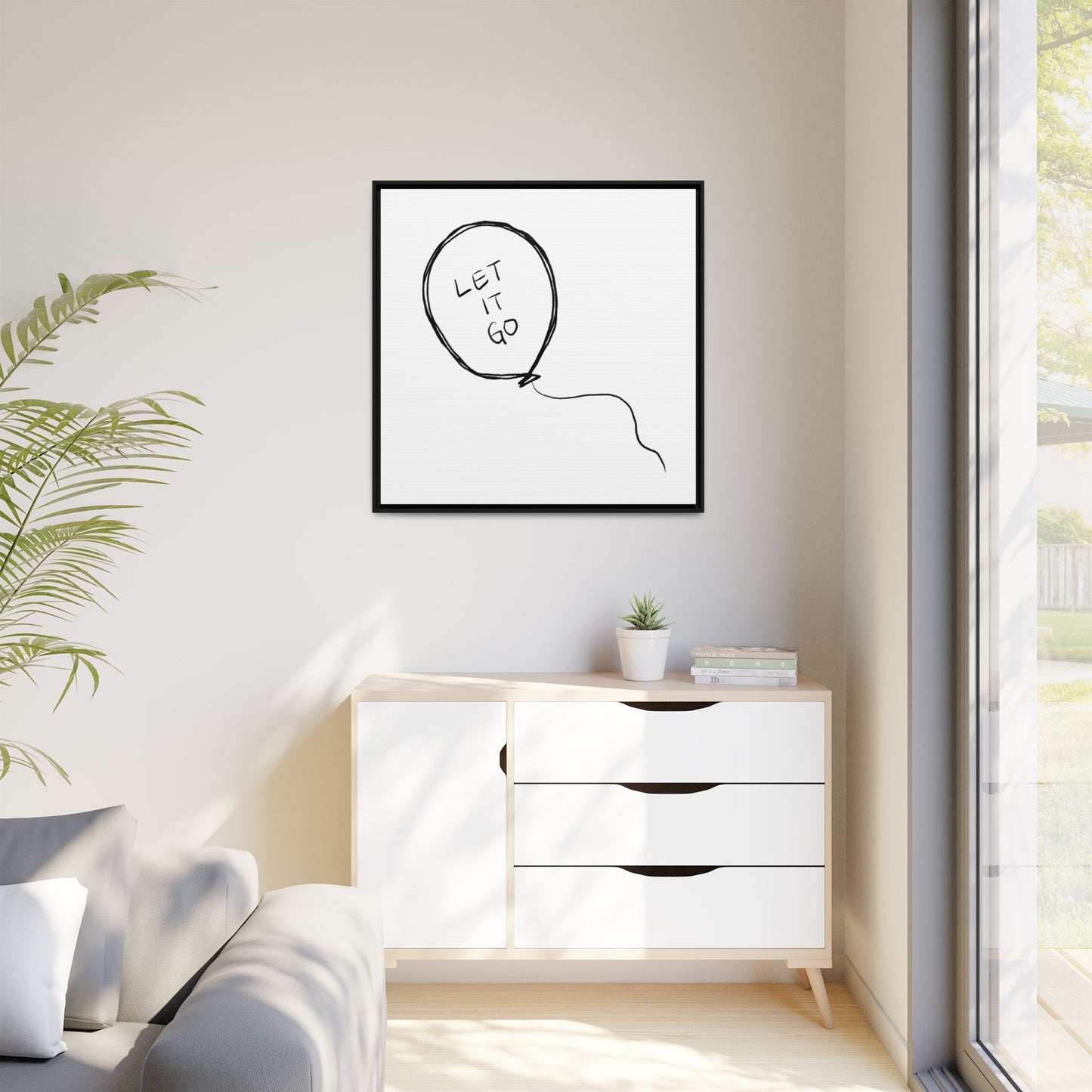 Matte Canvas, Framed (Multi-color)