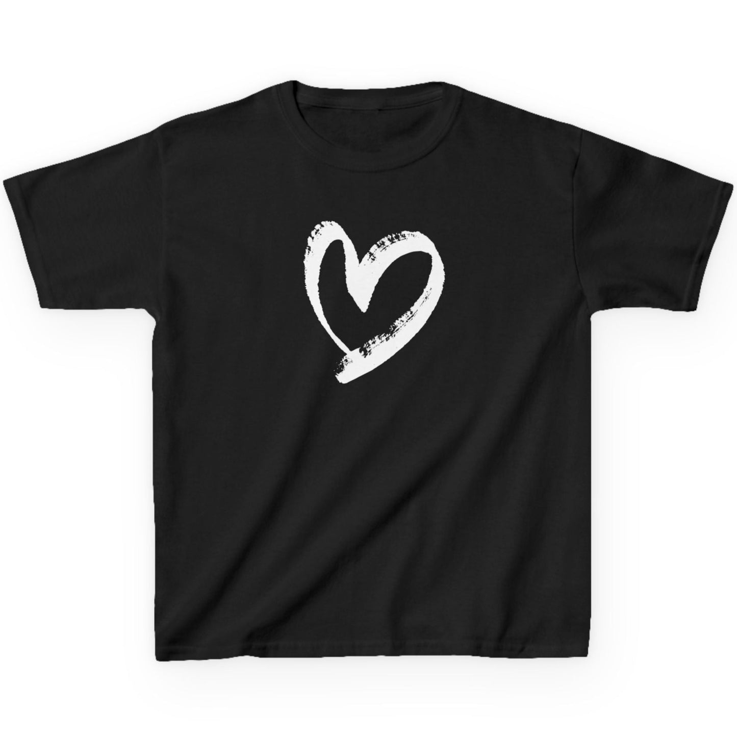 HERZ BILD LOVE MOTIV LIEBE HERZCHEN HANDGEZEICHNET • Oversize Kinder T-Shirt Mädchen Jungen  • BIO Baumwolle 🌿