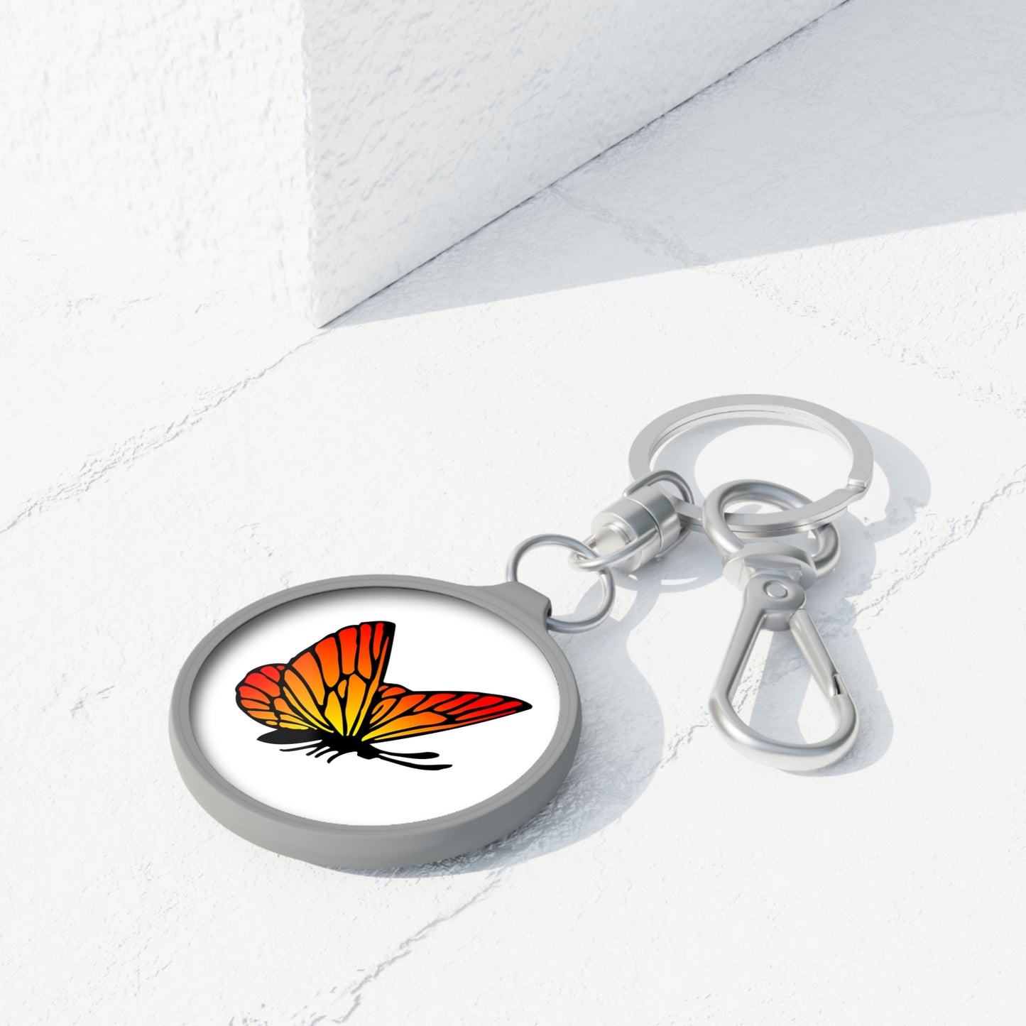 SCHMETTERLING SCHÖN • Edler Luxus Schlüsselanhänger mit Karabiner für Frauen & Männer