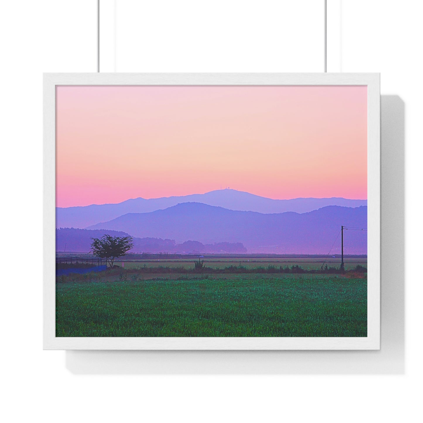 Horizontal Framed Poster • Urlaubsmotiv