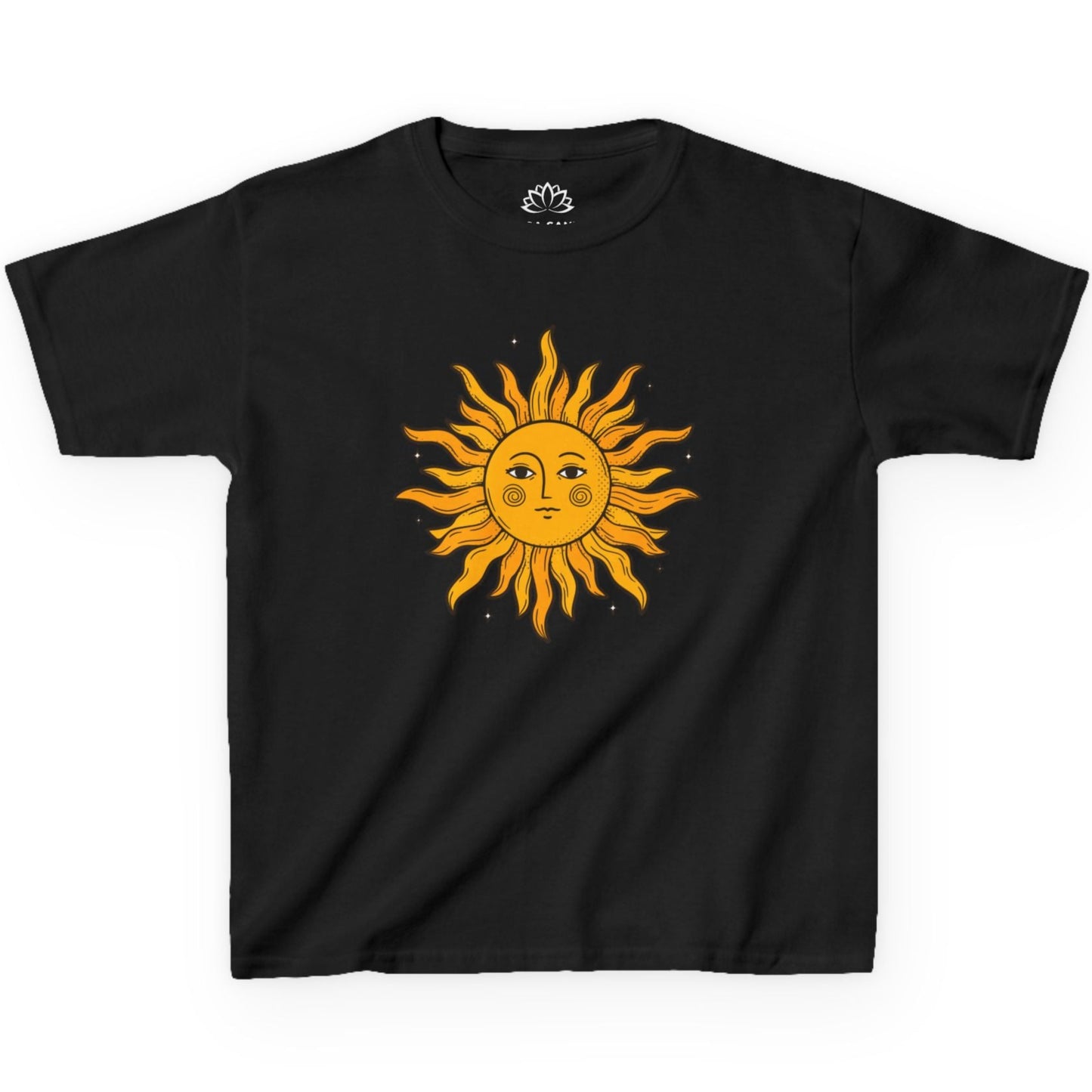 SONNE MOND RETRO VINTAGE STYLE • Oversize Kinder T-Shirt Mädchen Jungen • BIO Baumwolle 🌿
