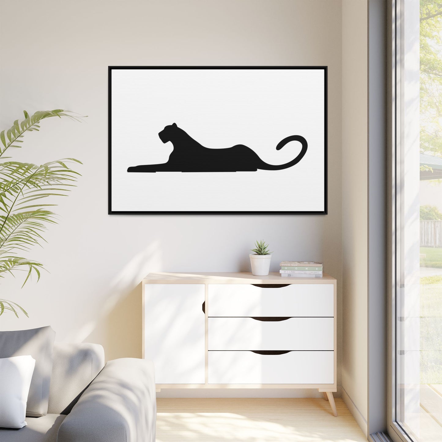 Matte Canvas, Framed (Multi-color)