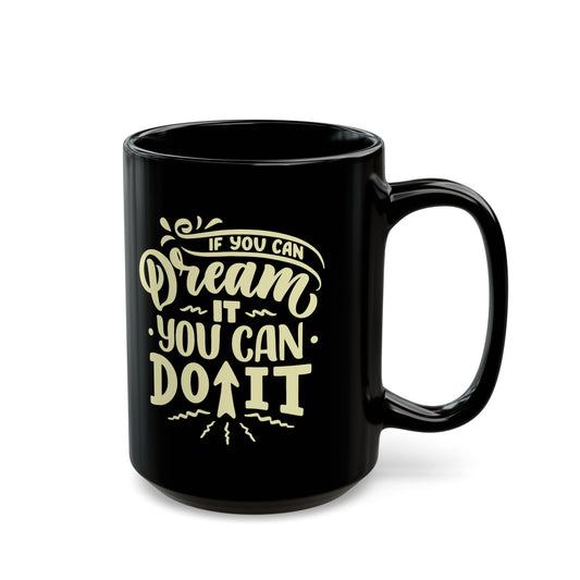 Black Mug (11oz, 15oz) - YOGA SANTA