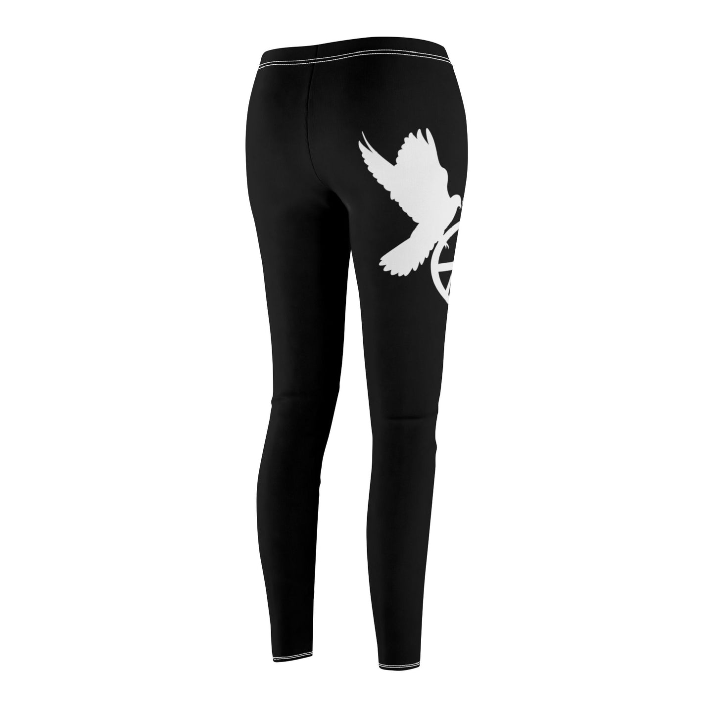 FRIEDENSTAUBE PEACE ZEICHEN FRIEDESNZEICHEN FRIEDENSSYMBOL • Damen-Leggings mit Print Aufdruck • Beste Leggings für Sport & Alltag