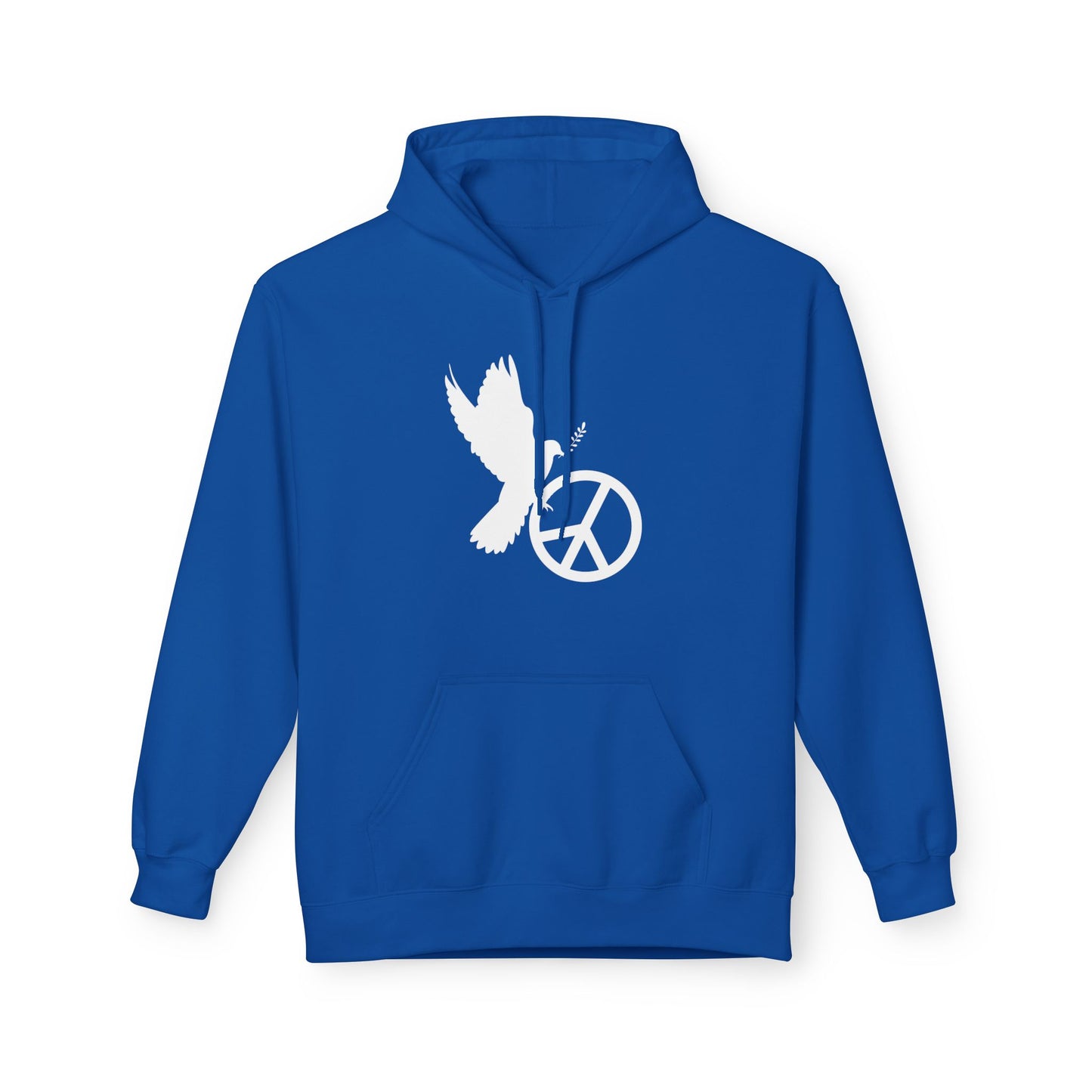 FRIEDENSTAUBE PEACE ZEICHEN FRIEDENSMOTIV FRIEDENSBOTSCHAFT • Kuschelweicher Hoodie für Damen & Herren • Baumwolle 🌿