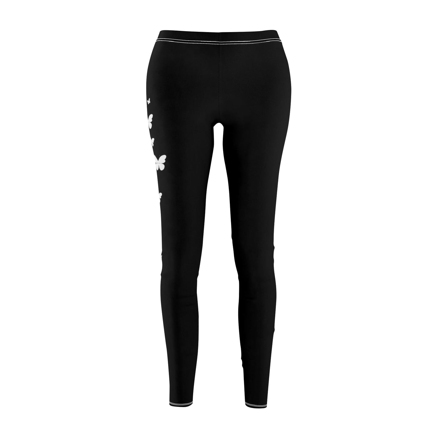 SCHMETTERLINGE TIERMOTIV • Ästhetische Damen Leggins Schwarz • Beste Leggings für Sport & Freizeit
