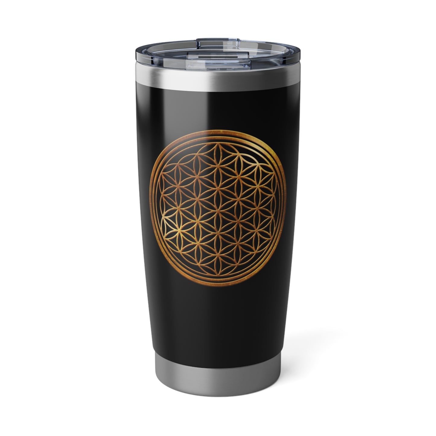 BLUME DES LEBENS ANTIK GOLD OPTIK • Thermo-Reisebecher XL • 590 ml • Tumbler Vagabond