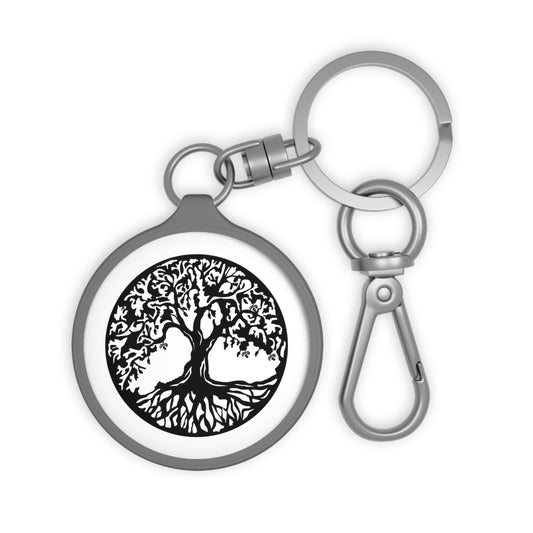 BAUM DES LEBENS • Edler Luxus Schlüsselanhänger mit Karabiner für Frauen & Männer
