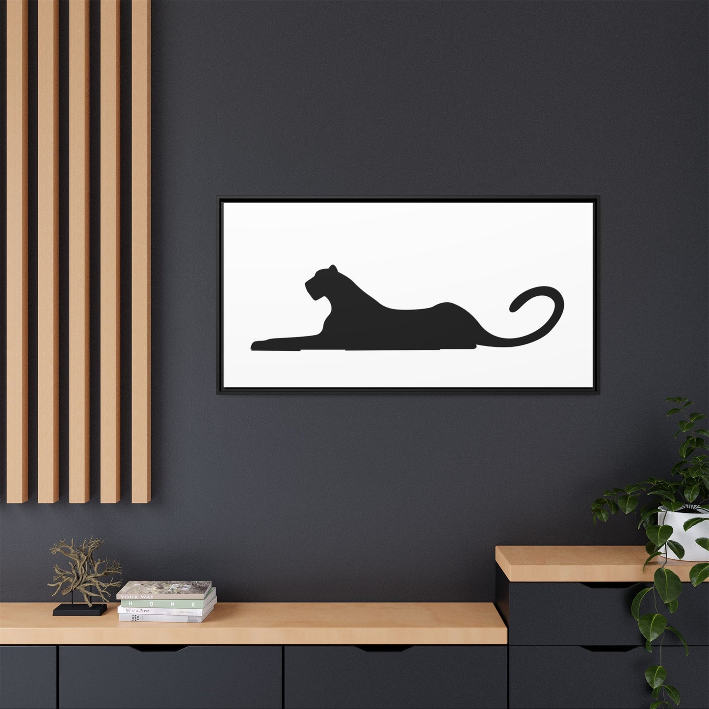 Matte Canvas, Framed (Multi-color)