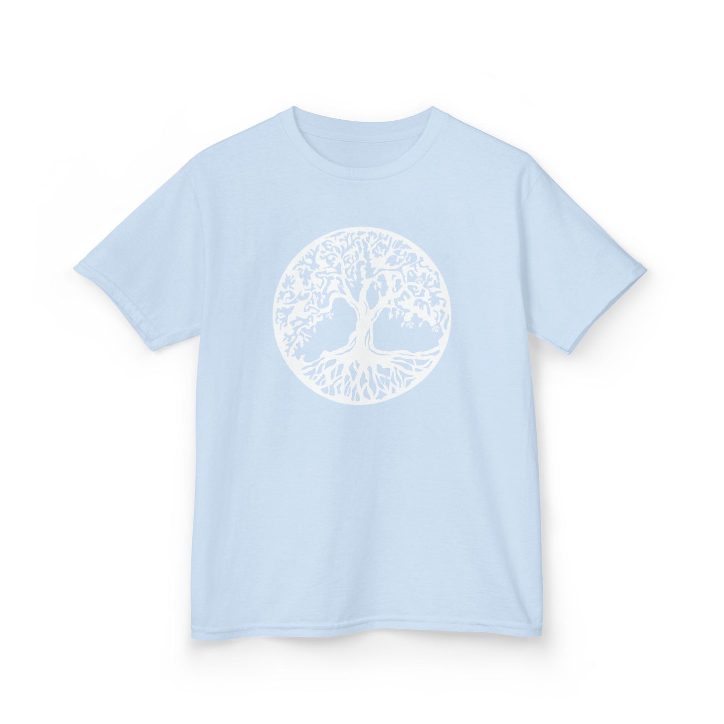 BAUM DES LEBENS Weiß • Kinder Oversize T-Shirt für Mädchen & Jungen (7–16 Jahre) • BIO Baumwolle 🌿