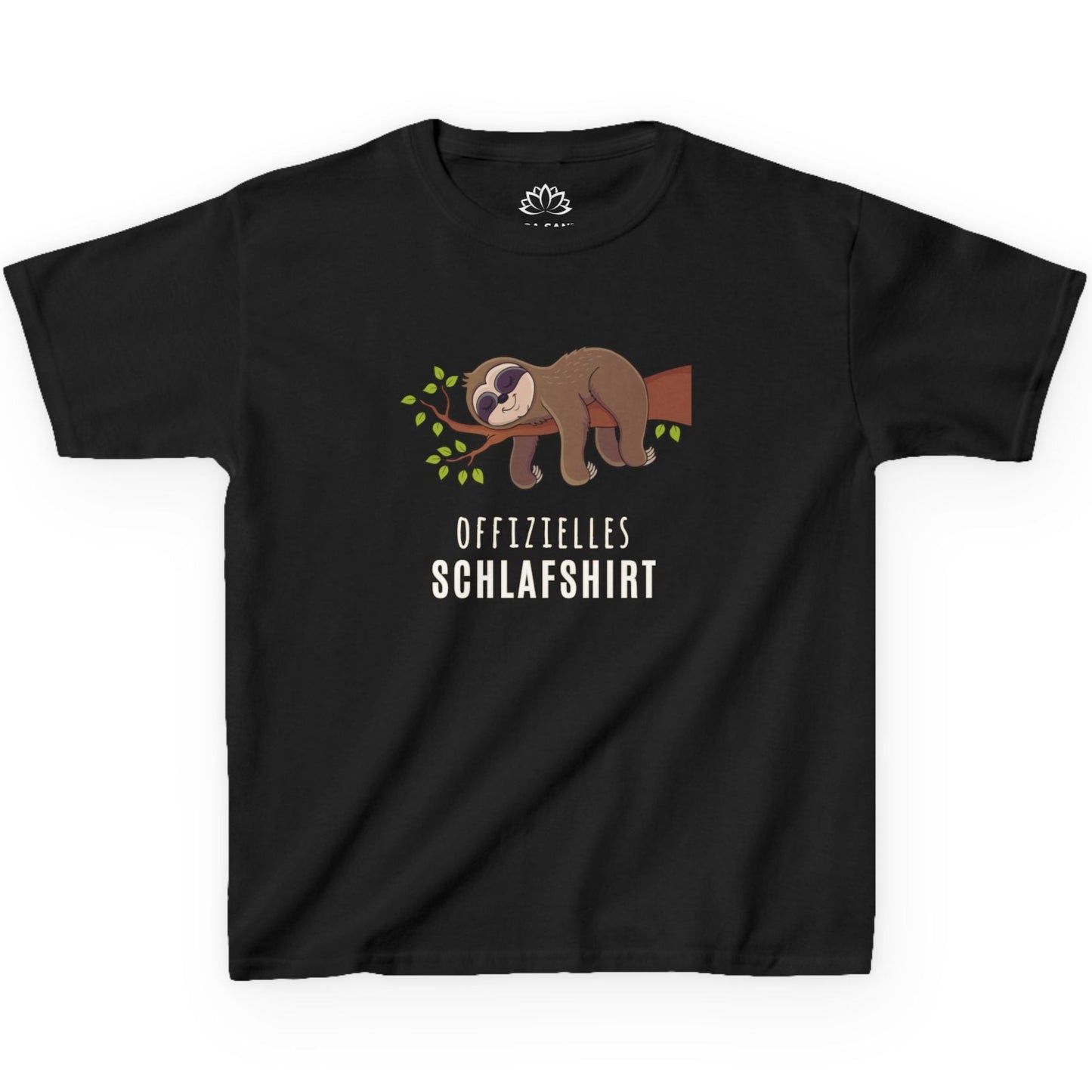OFFIZIELLES SCHLAFSHIRT FAULTIER SLOT SÜß NIEDLICH COMIC • Pijama Schlafoberteil Oversize Kinder T-Shirt Mädchen Jungen • BIO Baumwolle 🌿
