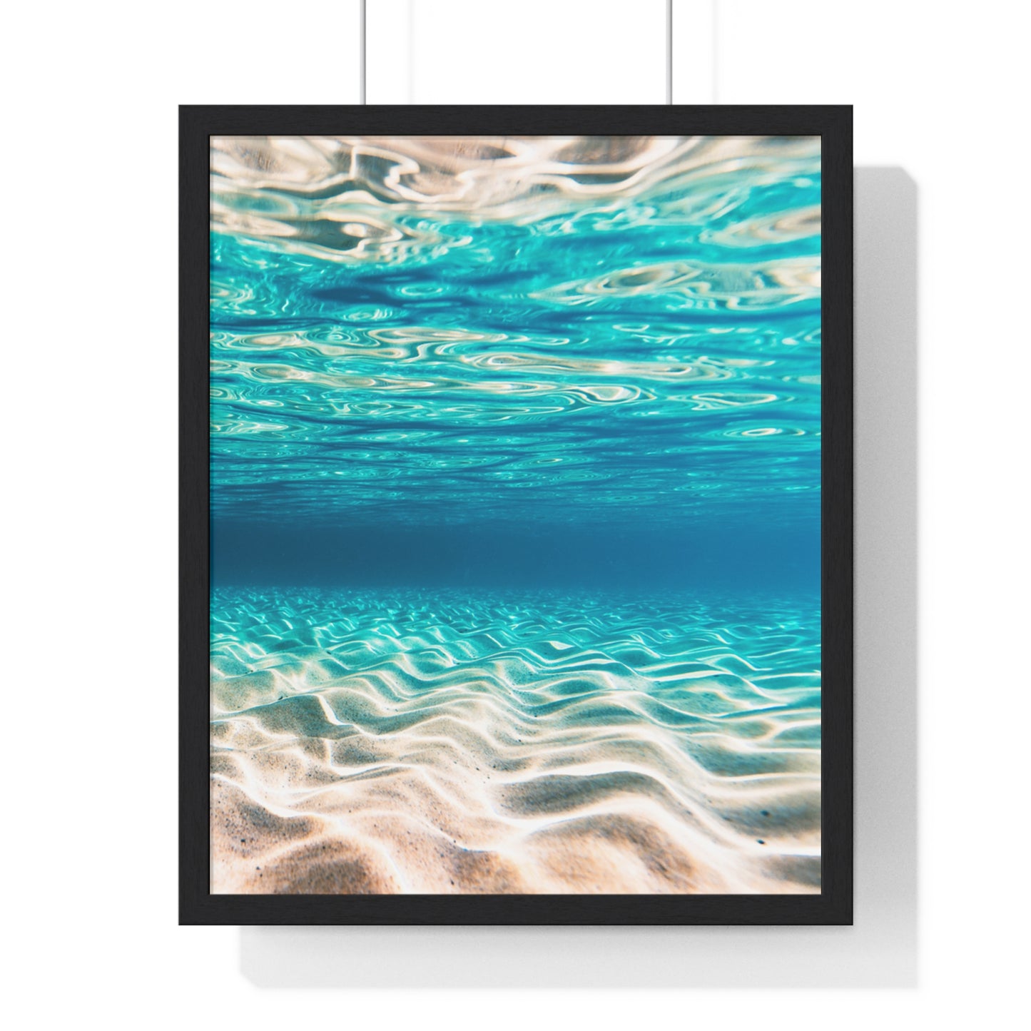 Meer Strand Poster Gerahmt • Urlaubsmotiv