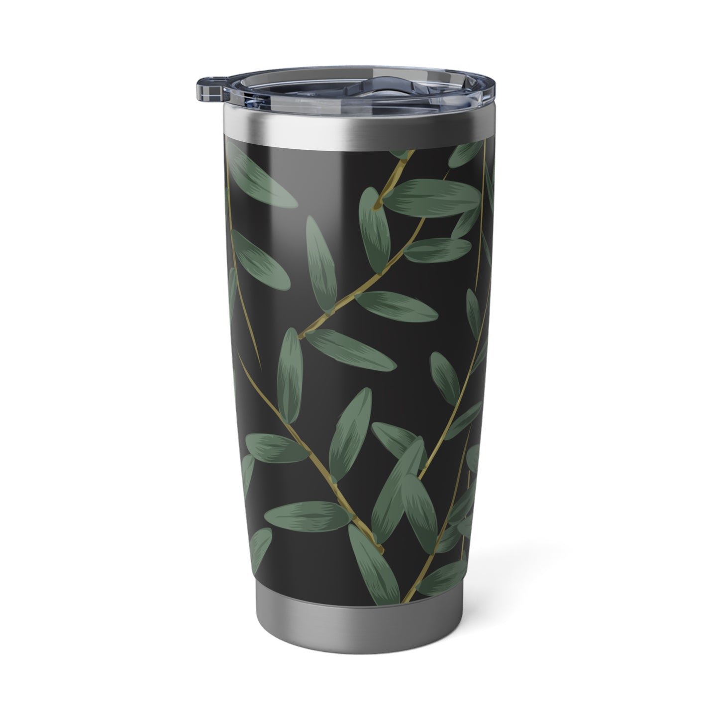 DSCHUNGEL MUSTER PFLANZENBLÄTTER FARN • Thermo-Reisebecher XL • 590 ml • Tumbler Vagabond