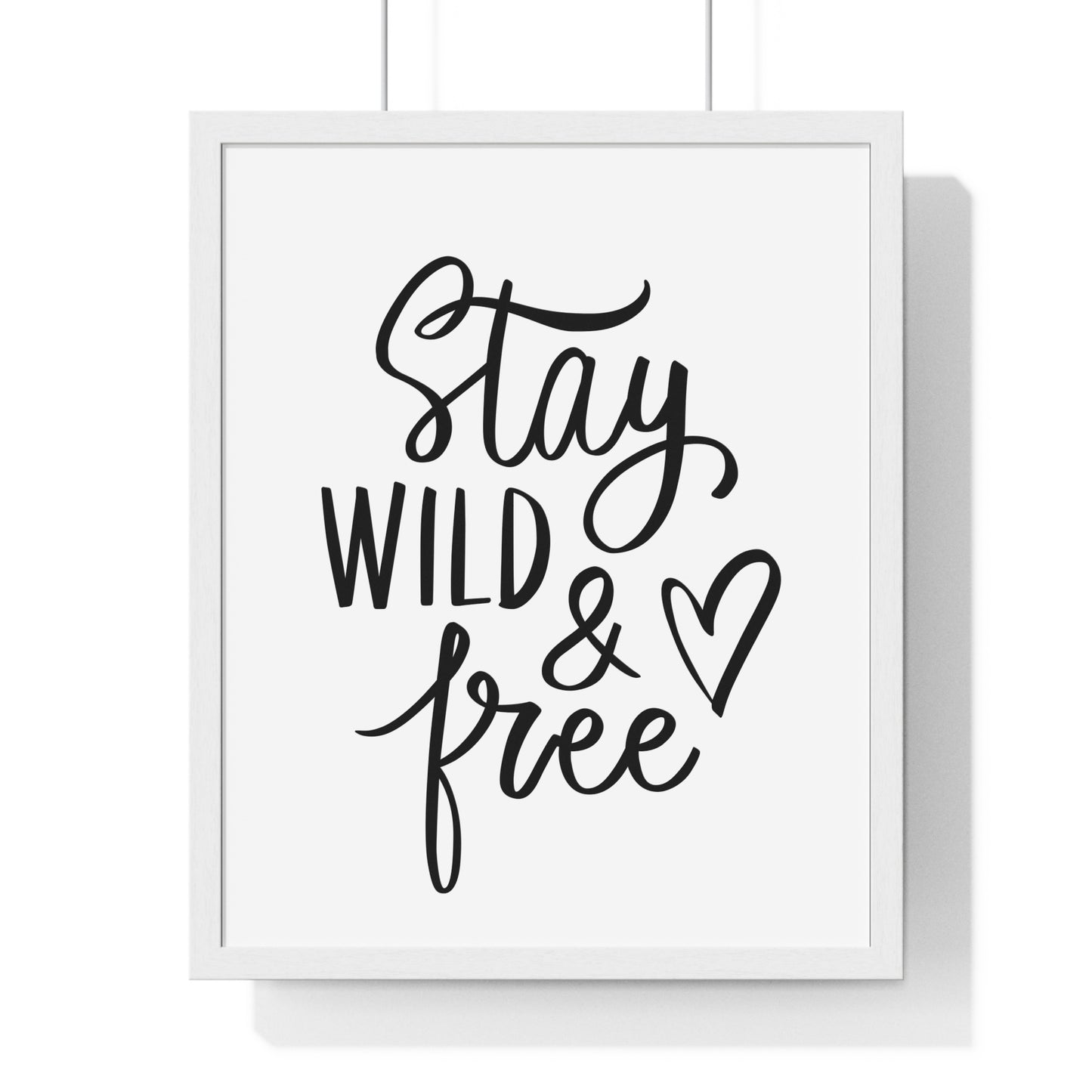 Vertical Framed Poster