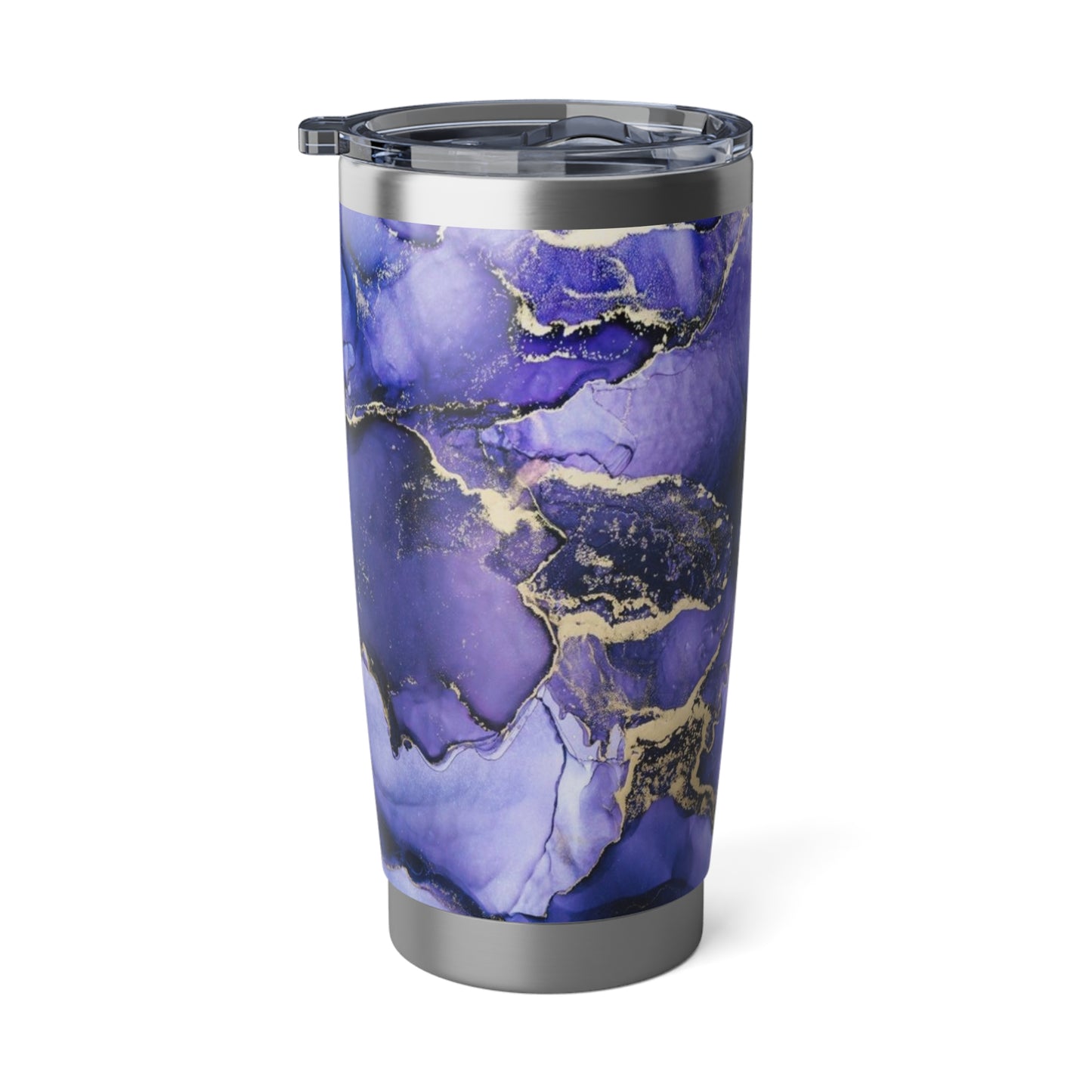 MARMOR VIOLET GOLDENE ADERN • Thermo-Reisebecher XL • 590 ml • Tumbler Vagabond