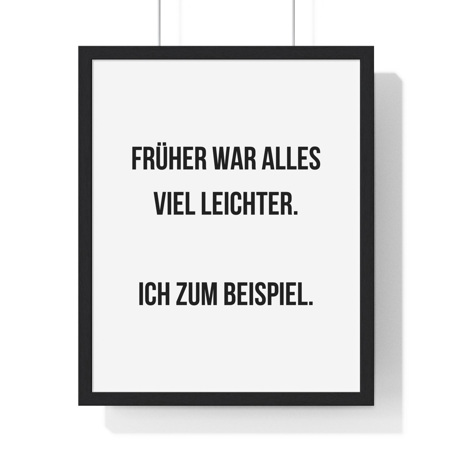 Vertical Framed Poster