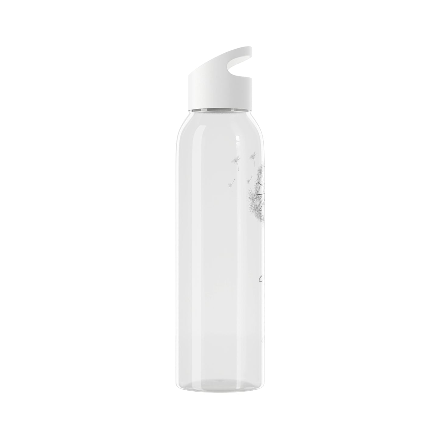 MAKE A WISH • PUSTEBLUMEN CLIPART ÄSTHETISCH • Wasserflasche Sky 650 ml