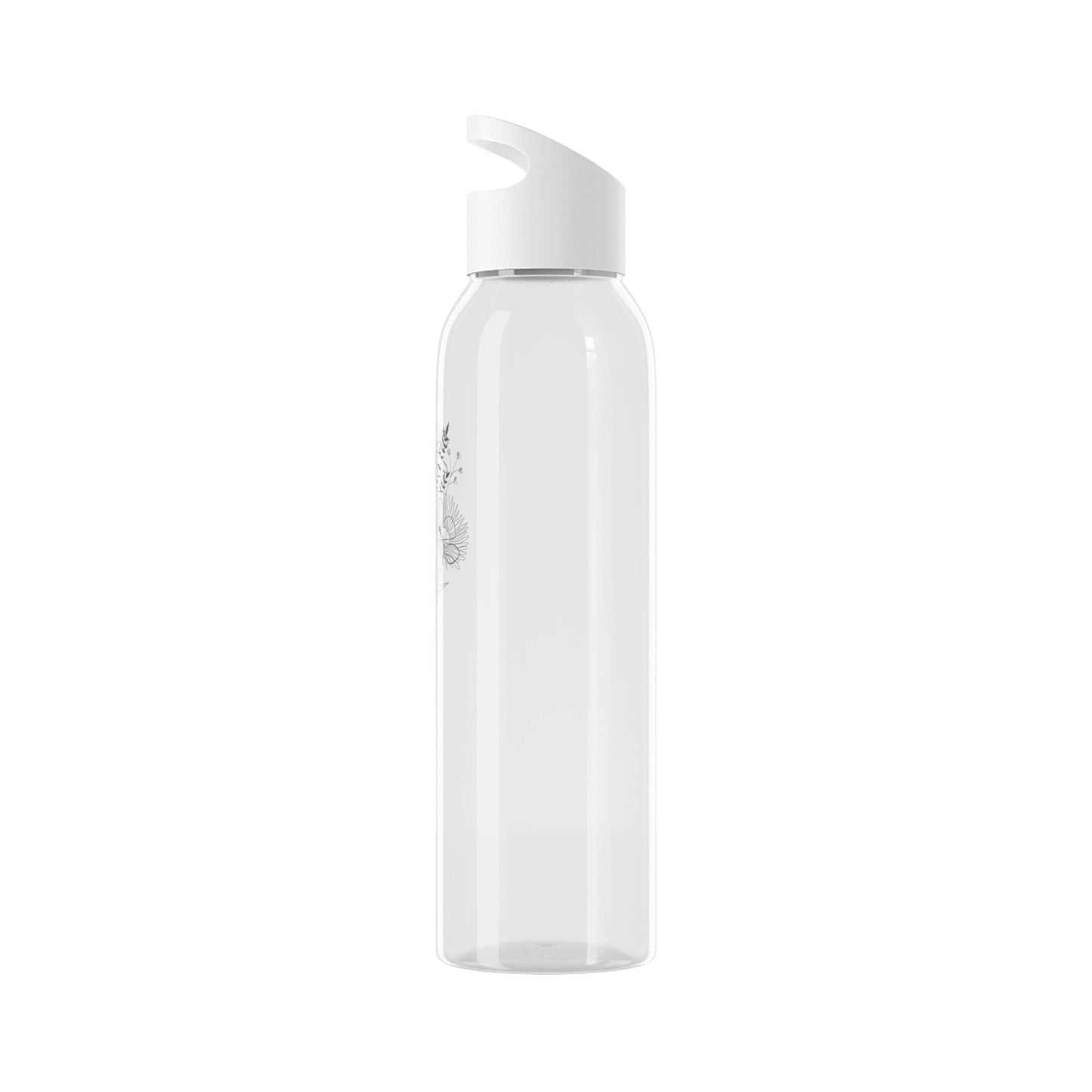 BLUMEN CLIPART MINIMALISITSCH • Wasserflasche Sky 650 ml