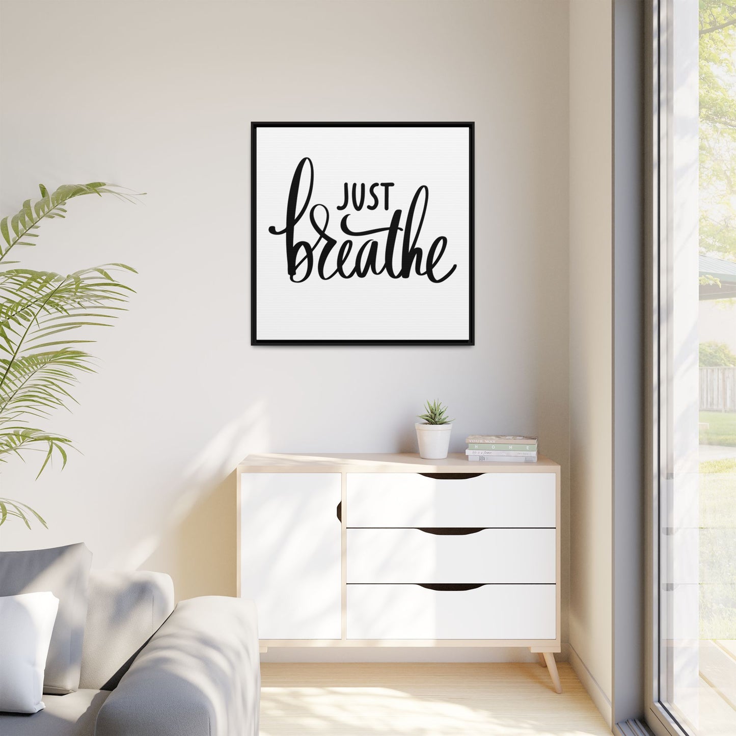 Matte Canvas, Framed (Multi-color)