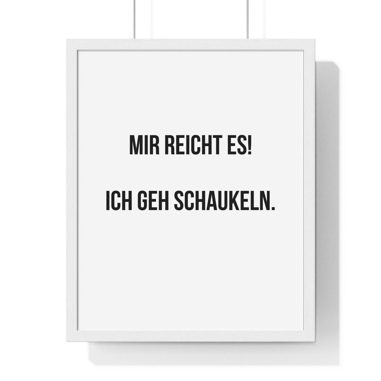 Vertical Framed Poster