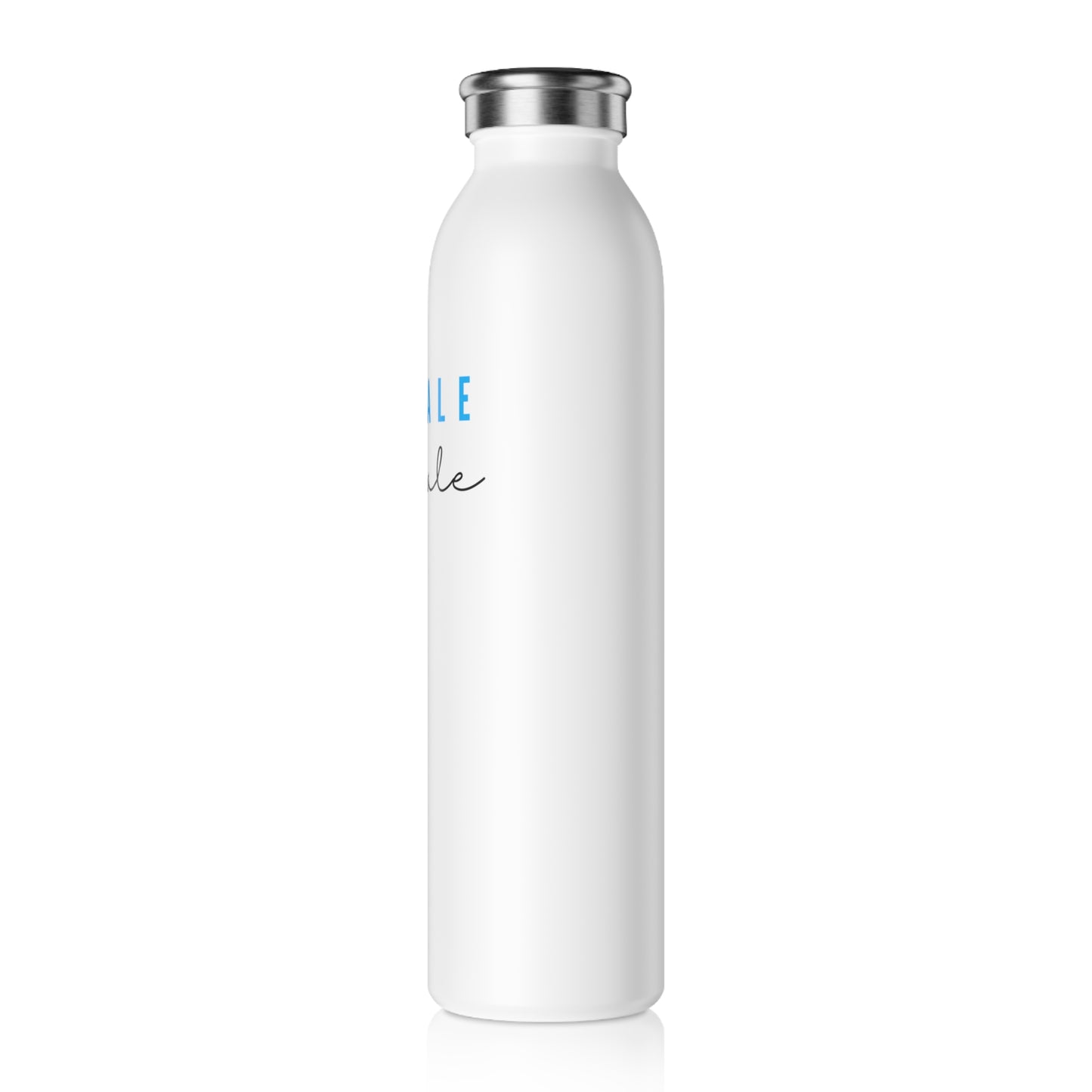 INHALE EXHALE • SPRUCH YOGA FITNESS • Edelstahl Thermosflasche SLIM • 600 ml