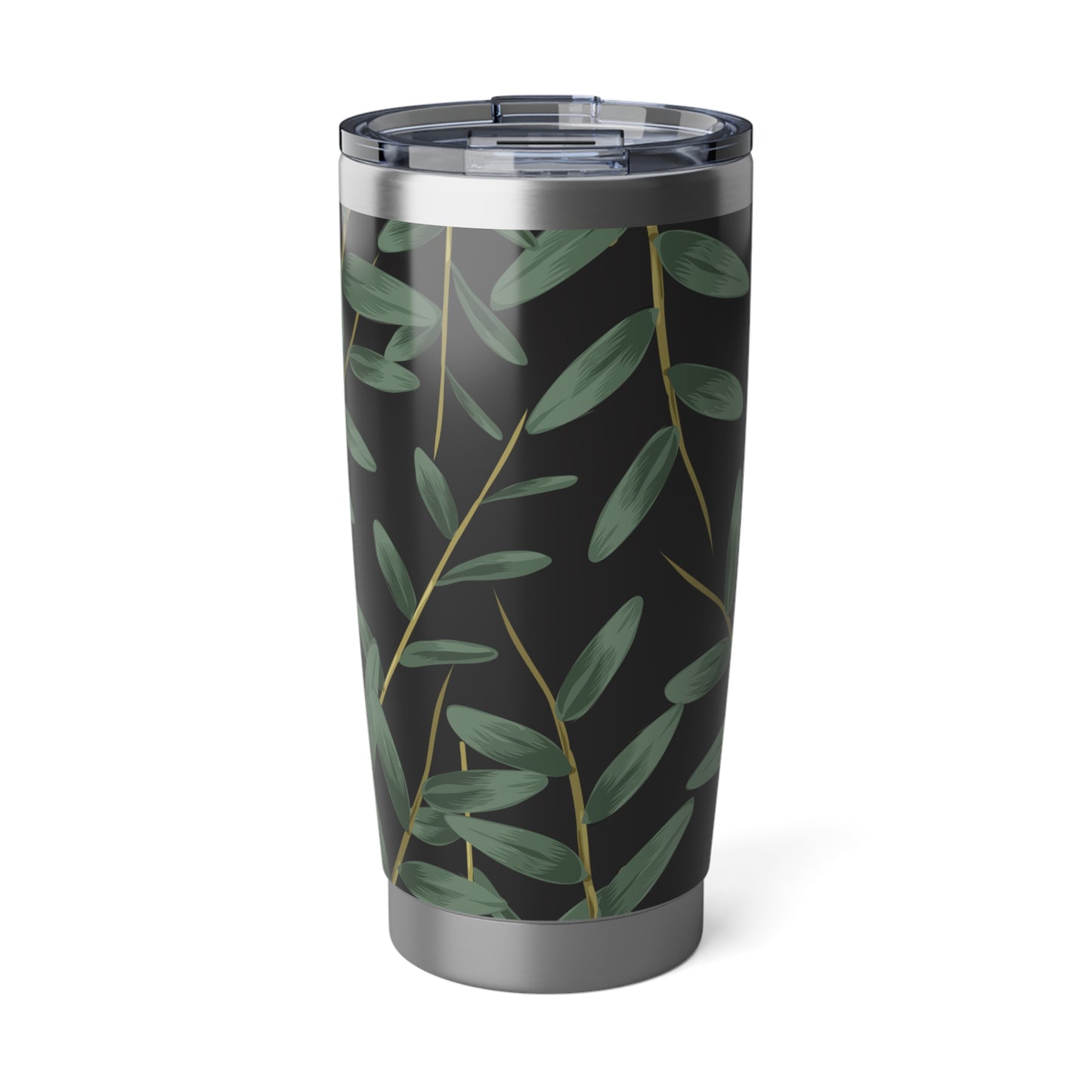 DSCHUNGEL MUSTER PFLANZENBLÄTTER FARN • Thermo-Reisebecher XL • 590 ml • Tumbler Vagabond