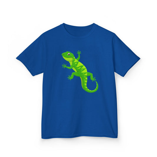GECKO EIDECHSE LUSTIG NIEDLICH SÜß • Kinder Oversize T-Shirt für Mädchen & Jungen (7–16 Jahre) • BIO Baumwolle 🌿