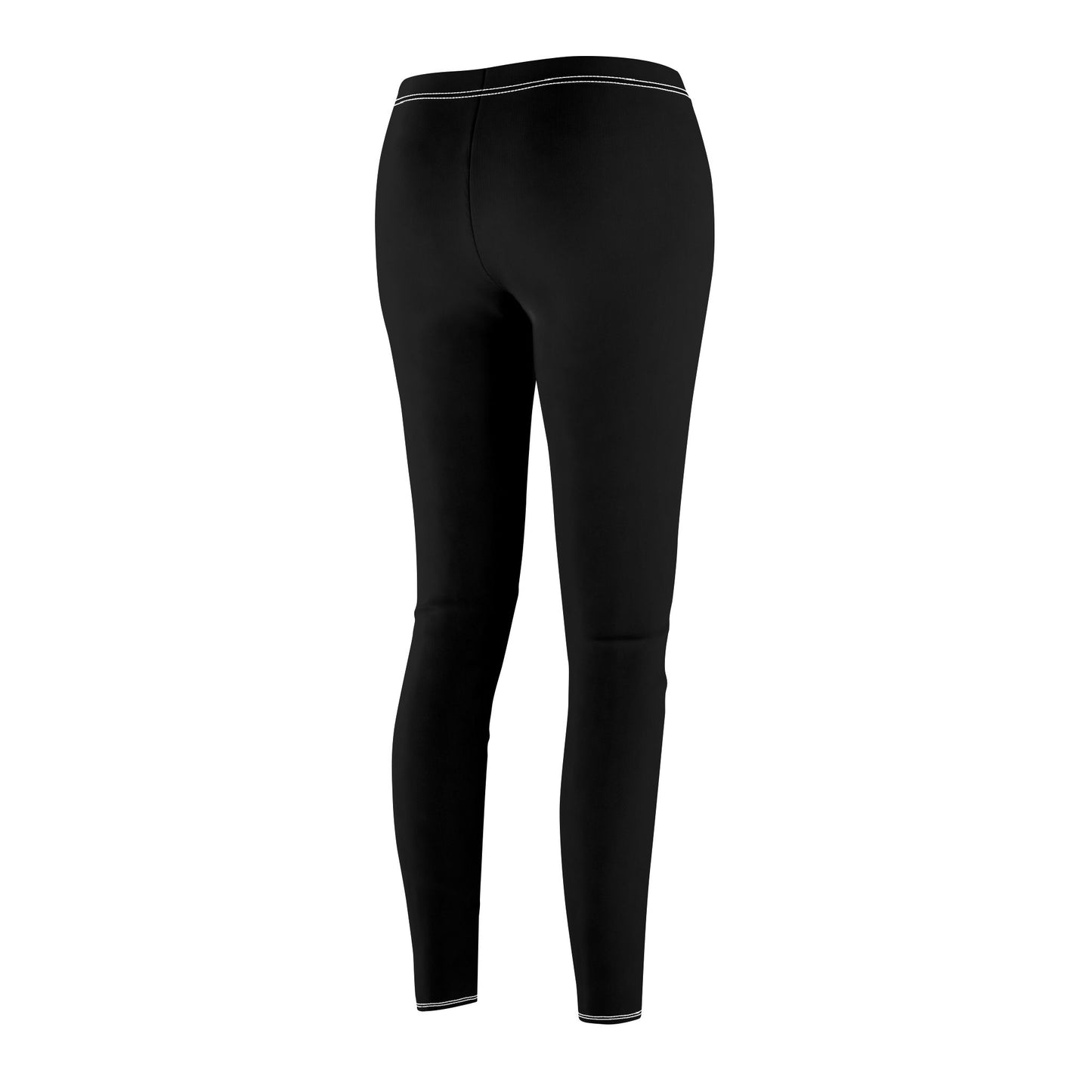 EINFARBIG SCHWARZ • Elegante Damen-Leggings • Beste Leggings für Sport & Alltag