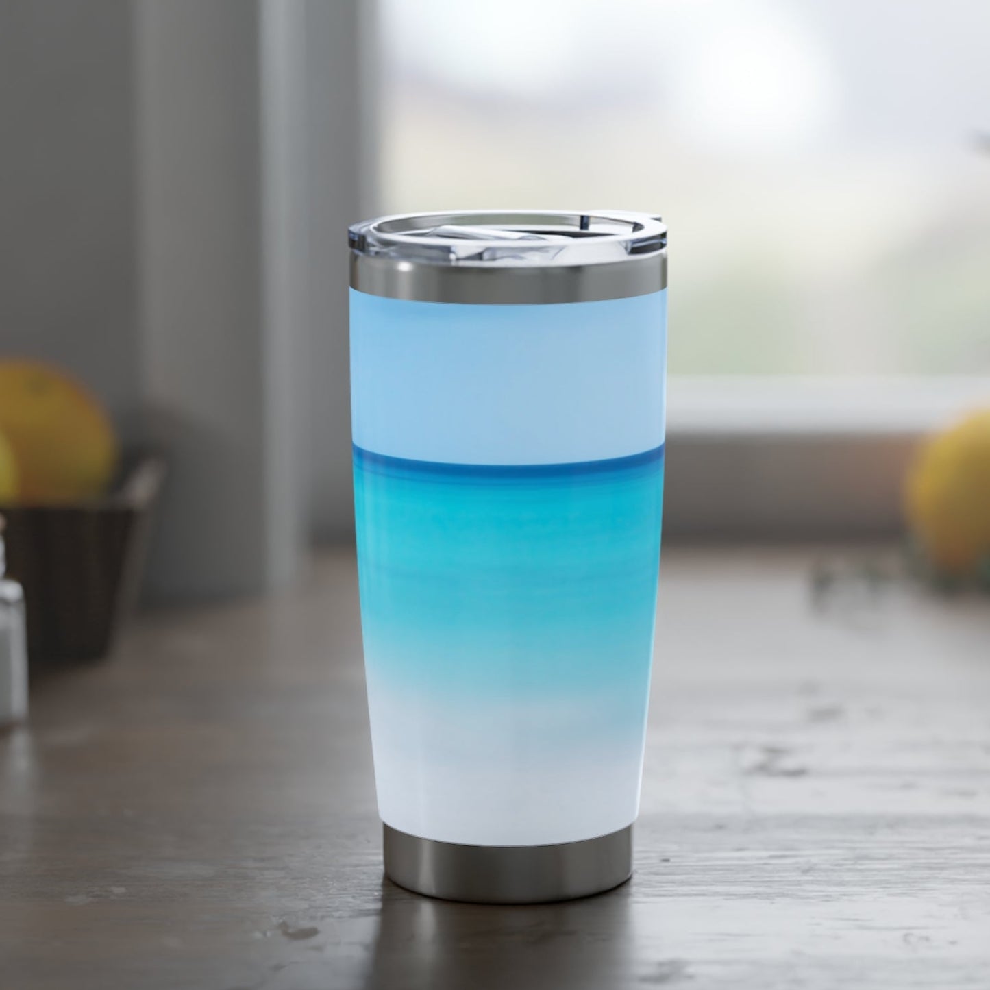 URLAUBSMOTIV SOMMER MEER STRAND • Thermo-Reisebecher XL • 590 ml • Tumbler Vagabond