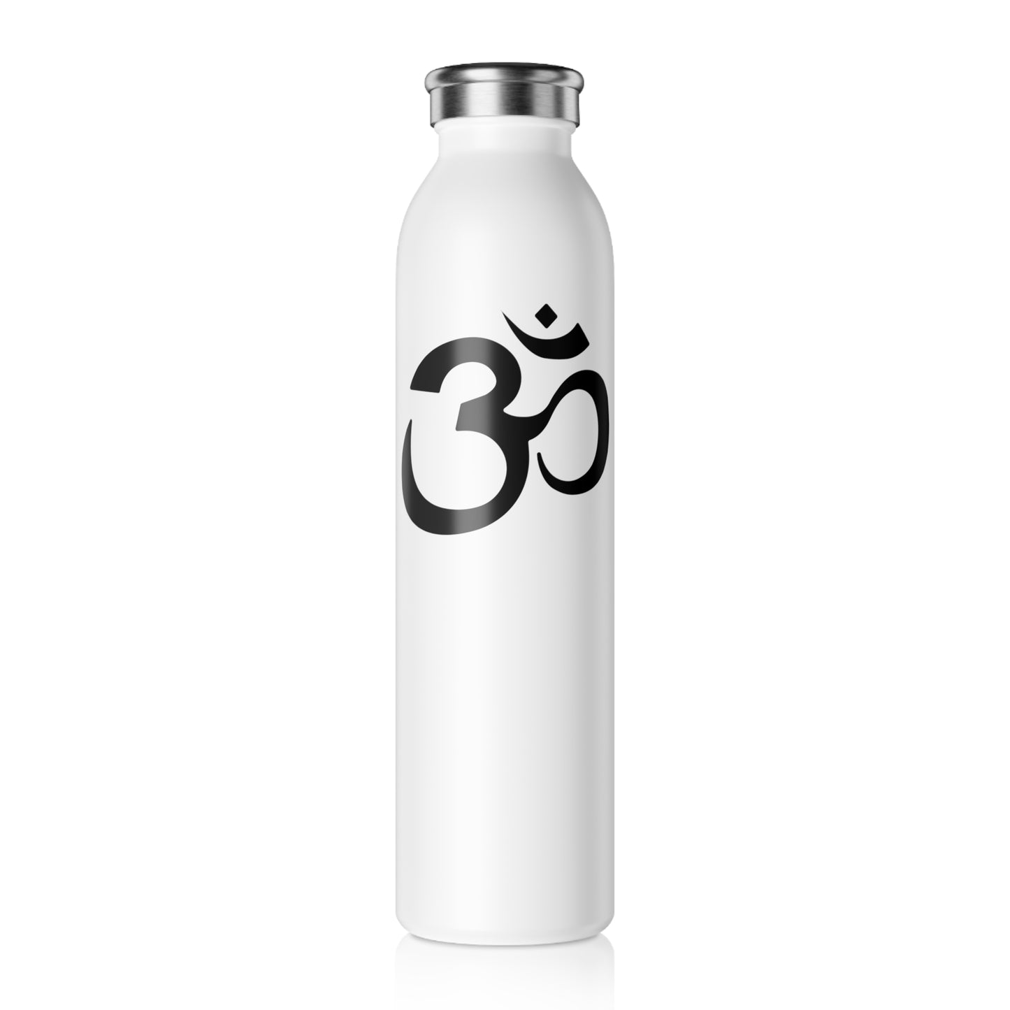 OM-Zeichen Ohm Symbol • Spirituelles Design • Edelstahl Thermosflasche SLIM • 600 ml