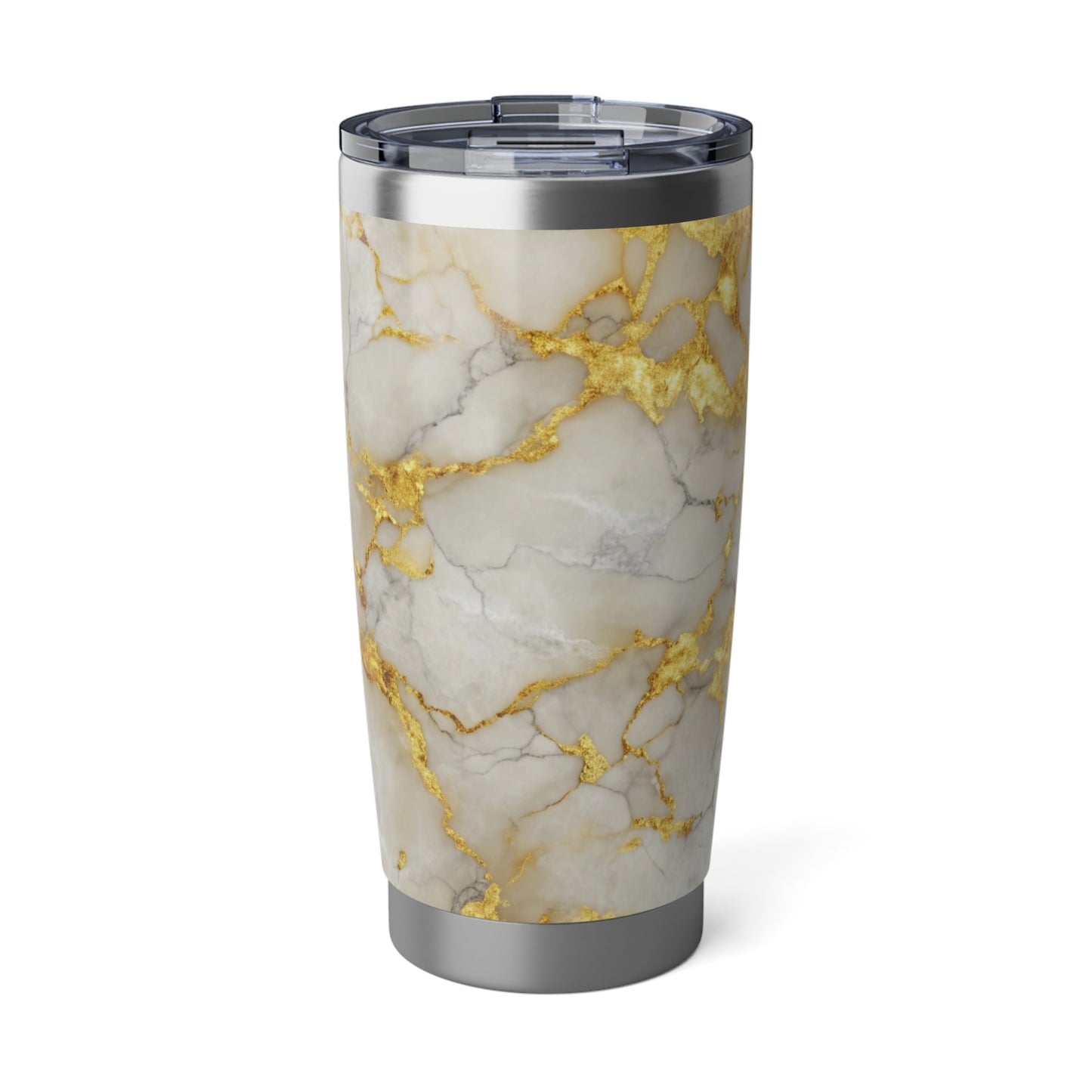 LUXUS Trinkbecher Goldoptik Marmor • Thermo-Reisebecher XL • 590 ml • Tumbler Vagabond