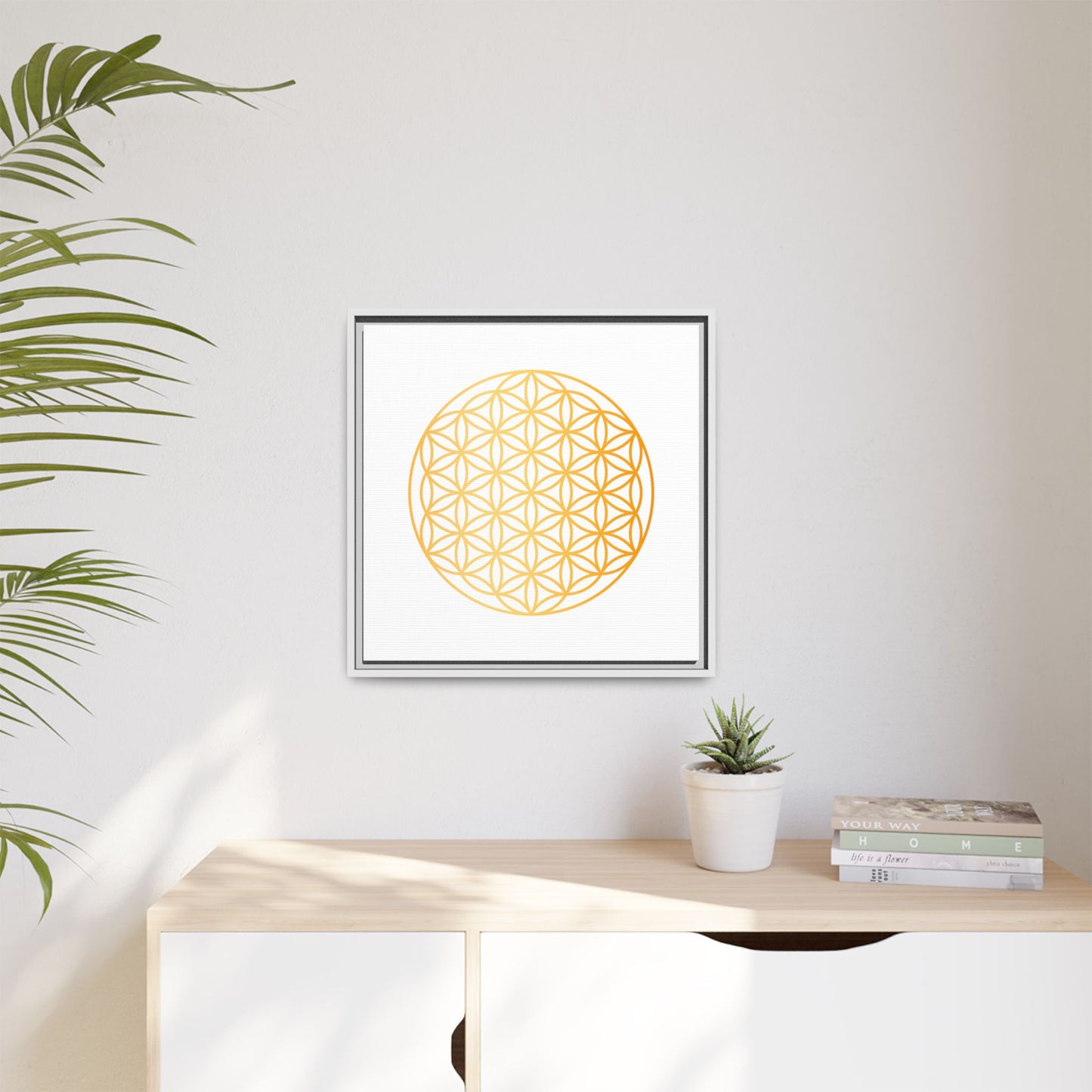 Matte Canvas, Framed (Multi-color)