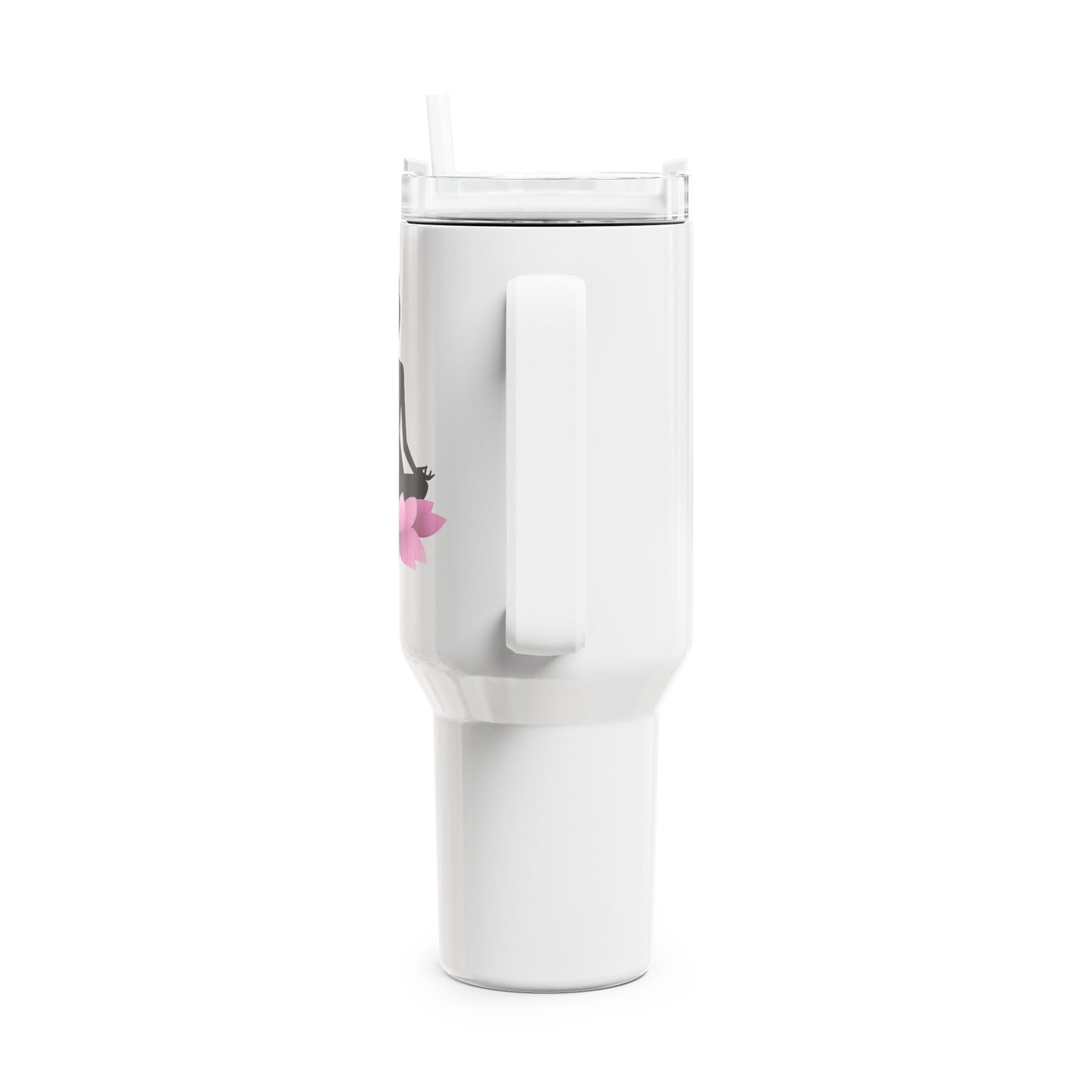 CHAKREN CHAKRA MEDITATION LOTUSBLÜTE • Tumbler mit Henkel & Strohhalm • XXL Reisebecher 1,2L