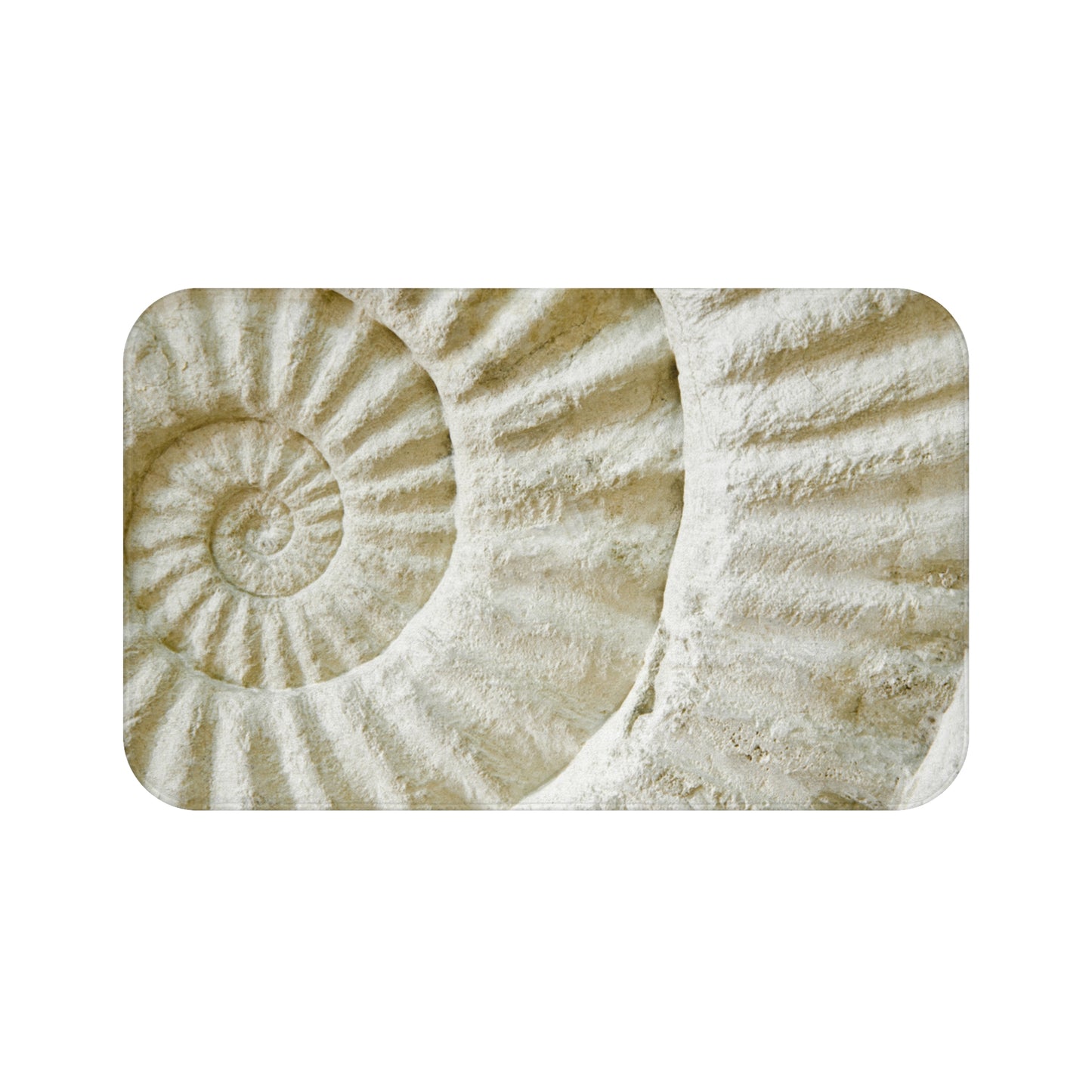 SCHNECKENMUSCHEL SPIRALE • Badvorleger / Fussmatte / Badteppich EXTRA Weich • 43 x 61 cm & 53 x 86 cm