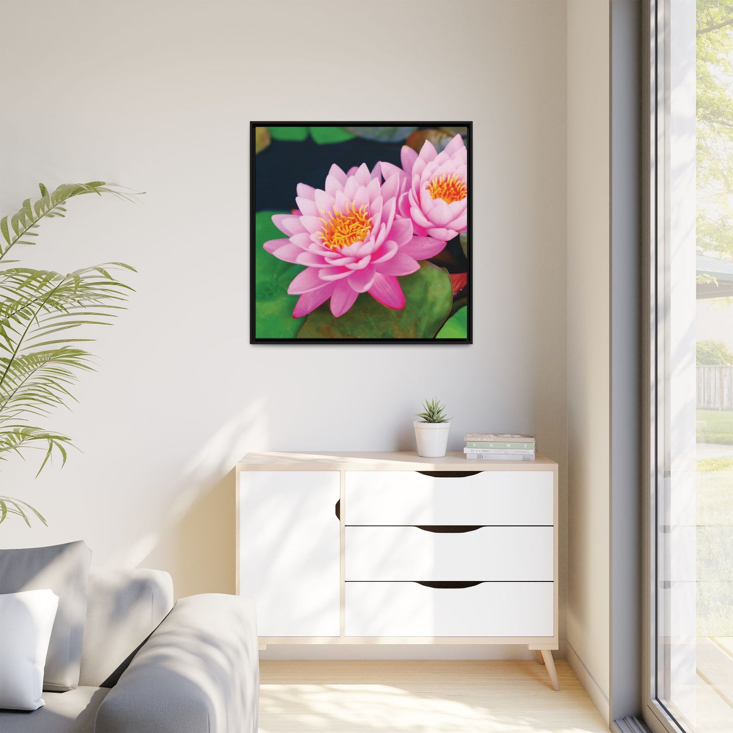 Matte Canvas, Framed (Multi-color)