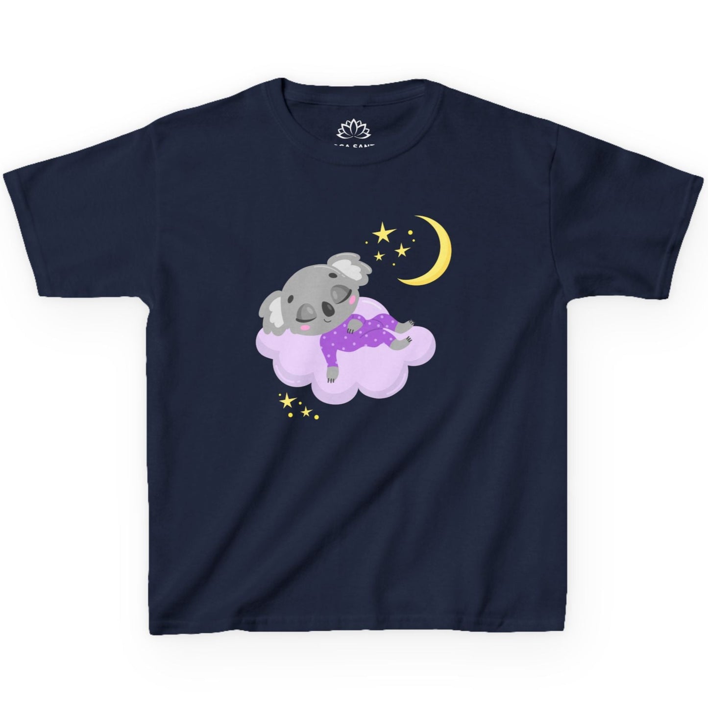 KOALA BÄR MOND STERNE WOLKE NIEDLICH SÜßER COMIC • Oversize Kinder T-Shirt • Mädchen Jungen • BIO Baumwolle 🌿