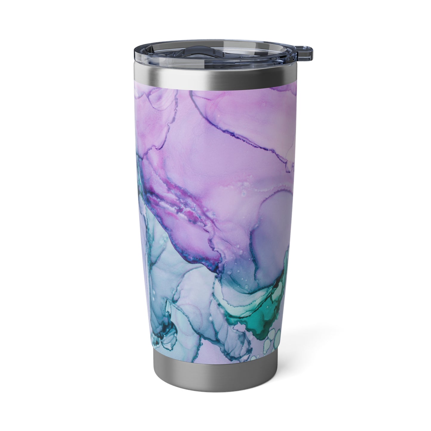 LILA VIOLET AQUARELL KUNSTDRUCK EPOXY ART • Thermo-Reisebecher XL • 590 ml • Tumbler Vagabond