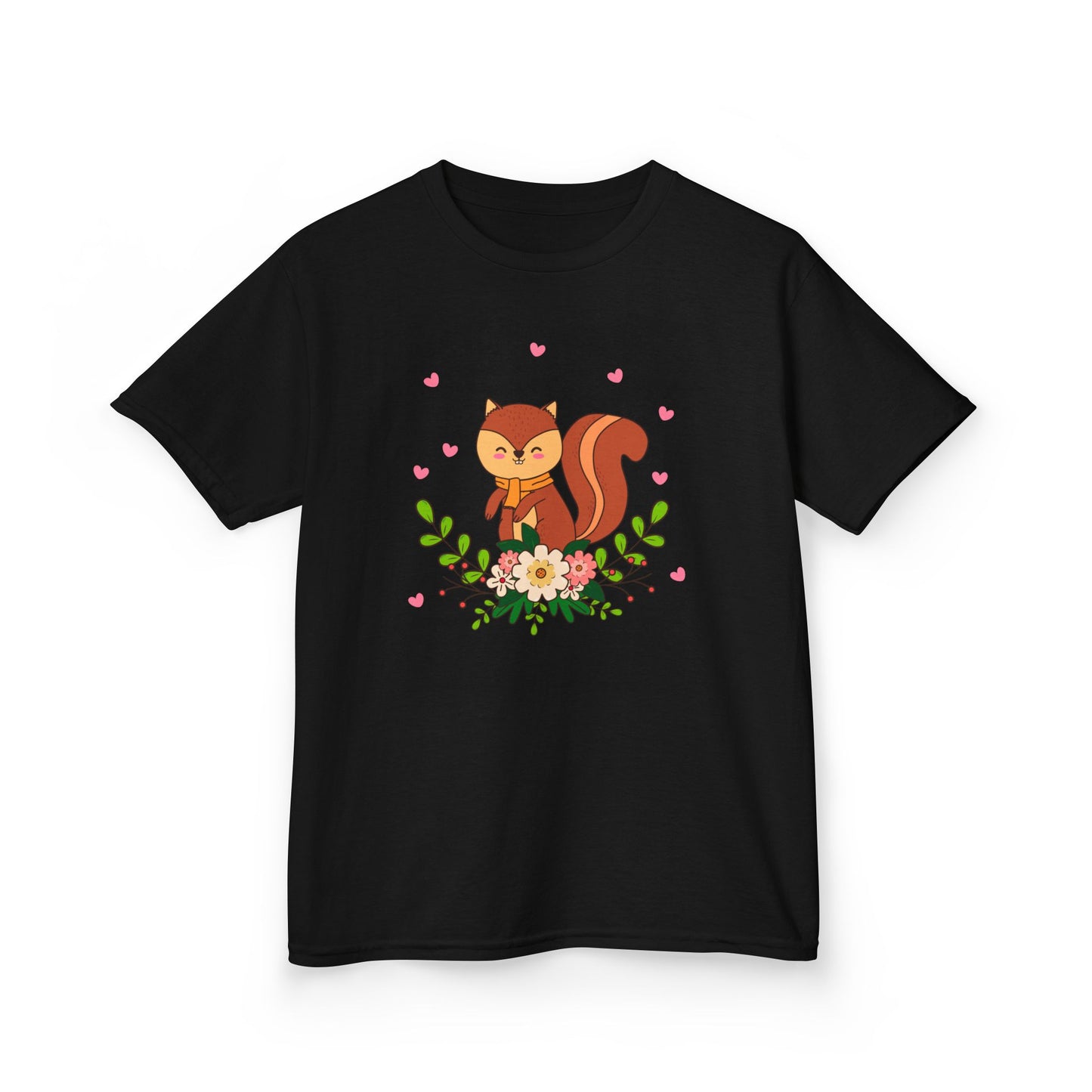 EICHHÖRNCHEN - WALTIER HERZEN NIEDLICH • Kinder Oversize T-Shirt für Mädchen & Jungen (7–16 Jahre) • BIO Baumwolle 🌿