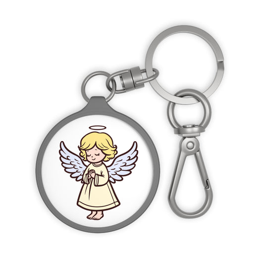 SCHUTZENGEL BEWACHER TALISMAN • Edler Luxus Schlüsselanhänger mit Karabiner für Frauen & Männer