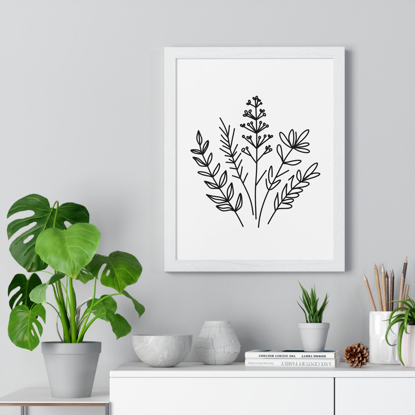 Vertical Framed Poster