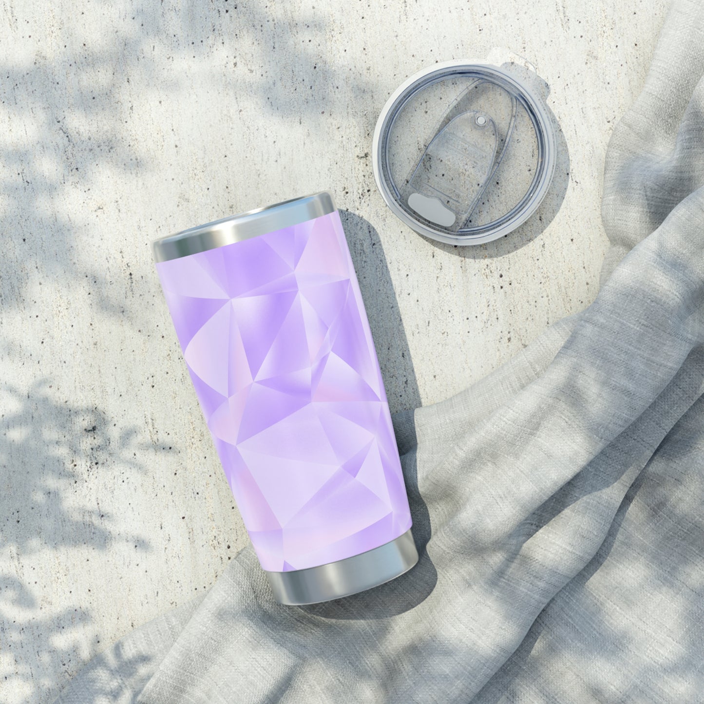 FLIEDER KALEIDOSKOP VIOLET • Thermo-Reisebecher XL • 590 ml • Tumbler Vagabond