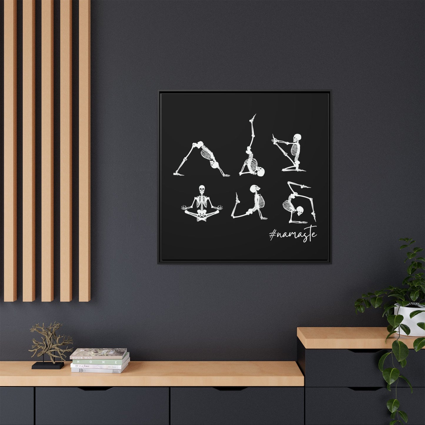 Matte Canvas, Framed (Multi-color)