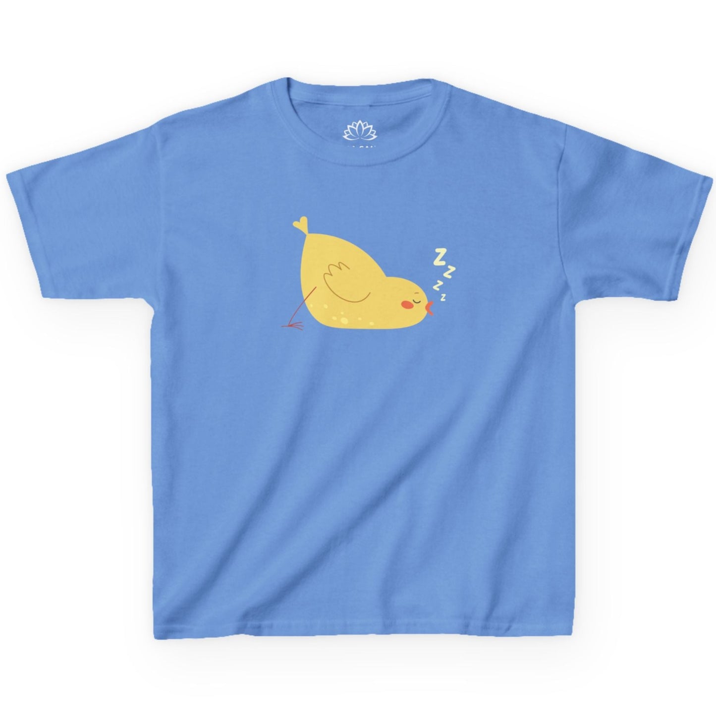 KÜCKEN HÜHNER BABY SCHLÄFT NIEDLICH SÜß COMIC • Pijama Schlafoberteil Oversize Kinder T-Shirt Mädchen Jungen • BIO Baumwolle 🌿