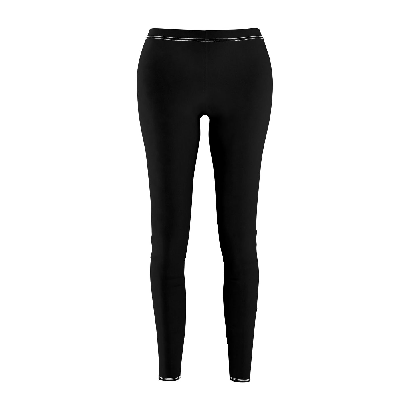 EINFARBIG SCHWARZ • Elegante Damen-Leggings • Beste Leggings für Sport & Alltag