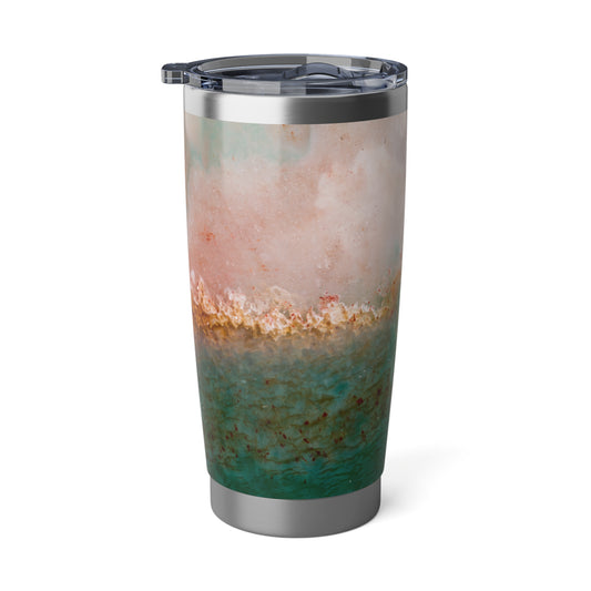 NATURSTEIN MUSTER GRÜN • Thermo-Reisebecher XL • 590 ml • Tumbler Vagabond
