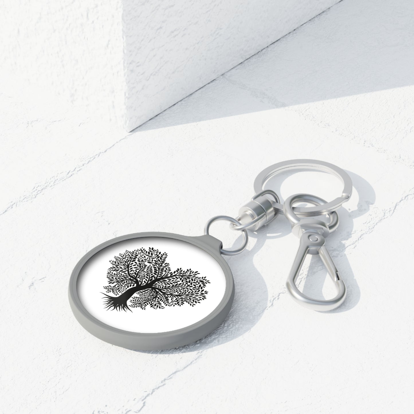 HERZ BAUM - Naturliebhaber Gärnter • Edler Luxus Schlüsselanhänger mit Karabiner für Frauen & Männer